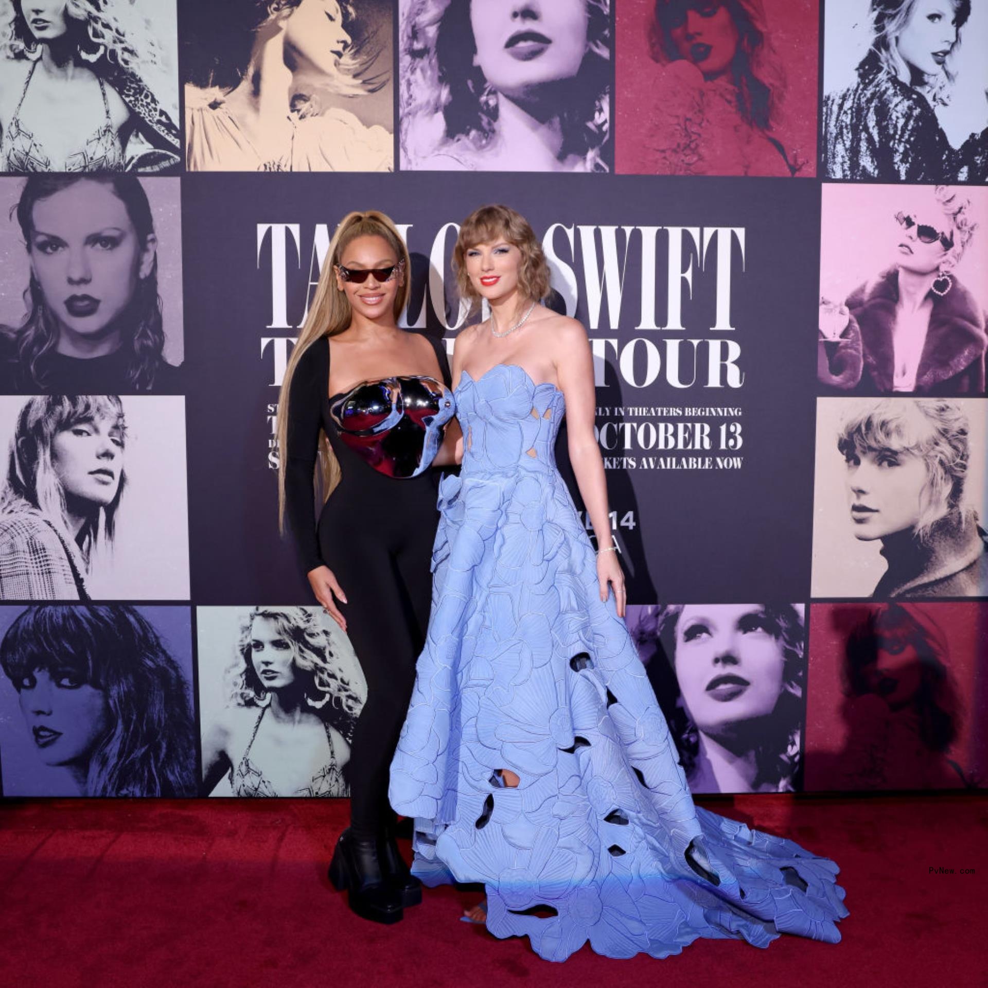 Beyoncé Joins Taylor Swift at ‘Eras Tour’ Film Premiere, Dance Party Closes Out the Show