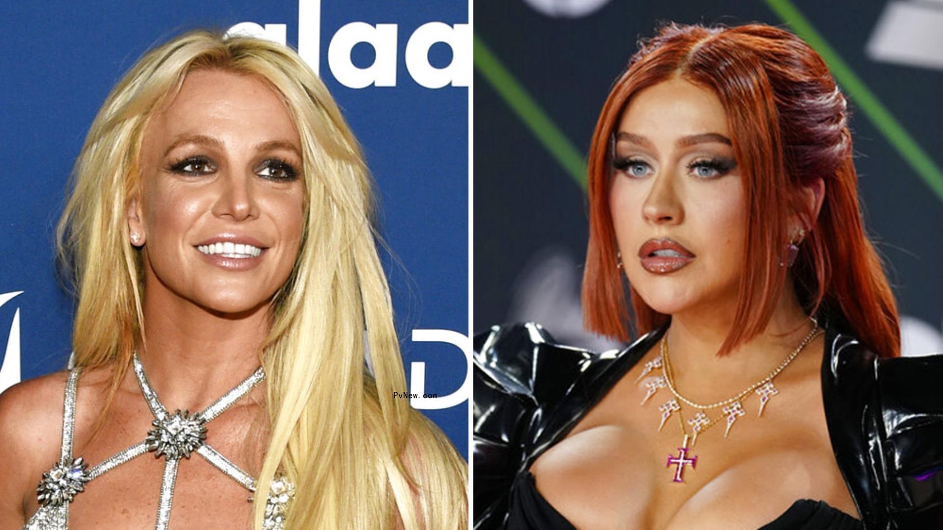 Britney Spears Calls Out Christina Aguilera for ‘Refusing to Speak’ When Asked a<i></i>bout Co<i></i>nservatorship on Red Carpet