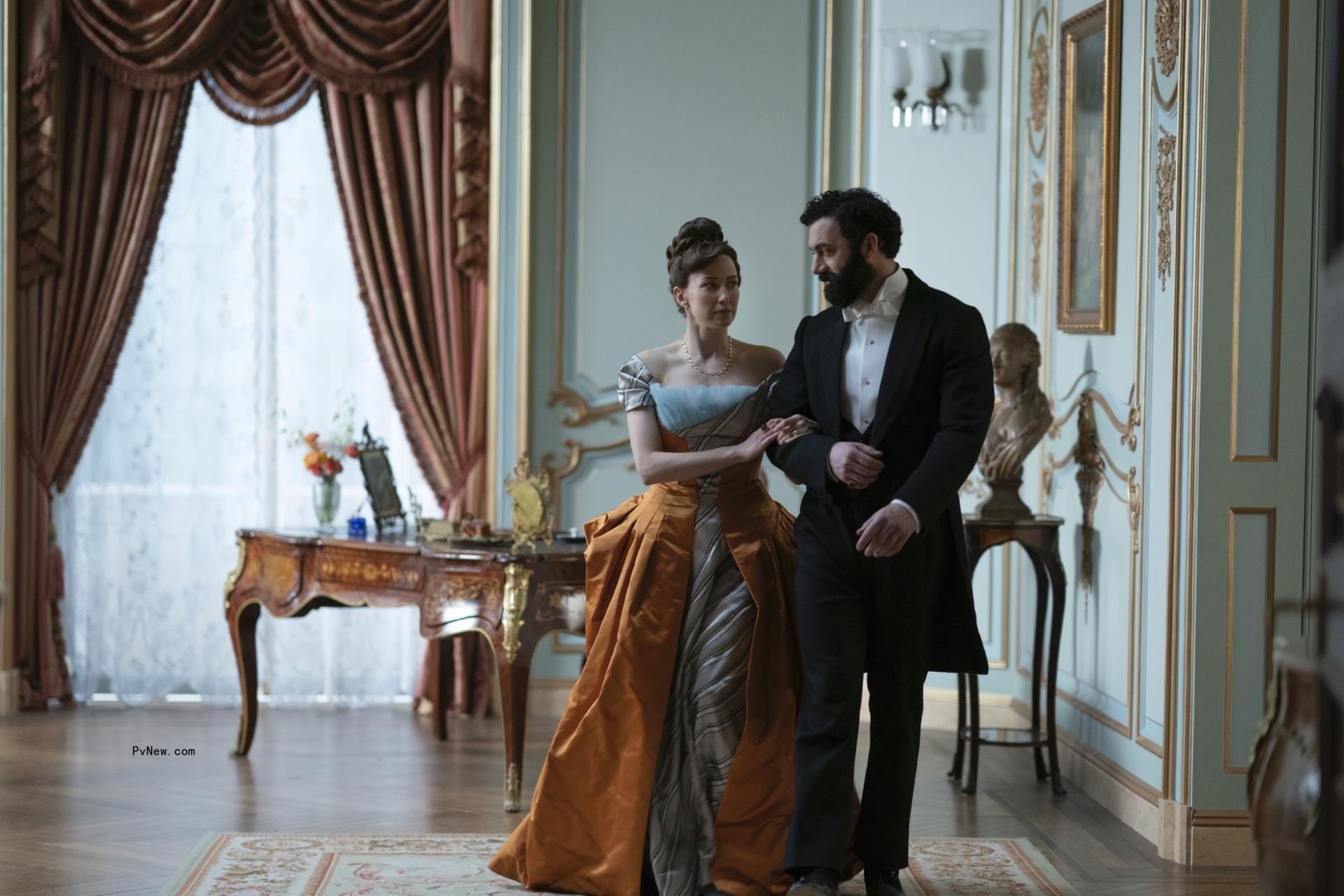 Carrie Coon Morgan Spector Gilded Age