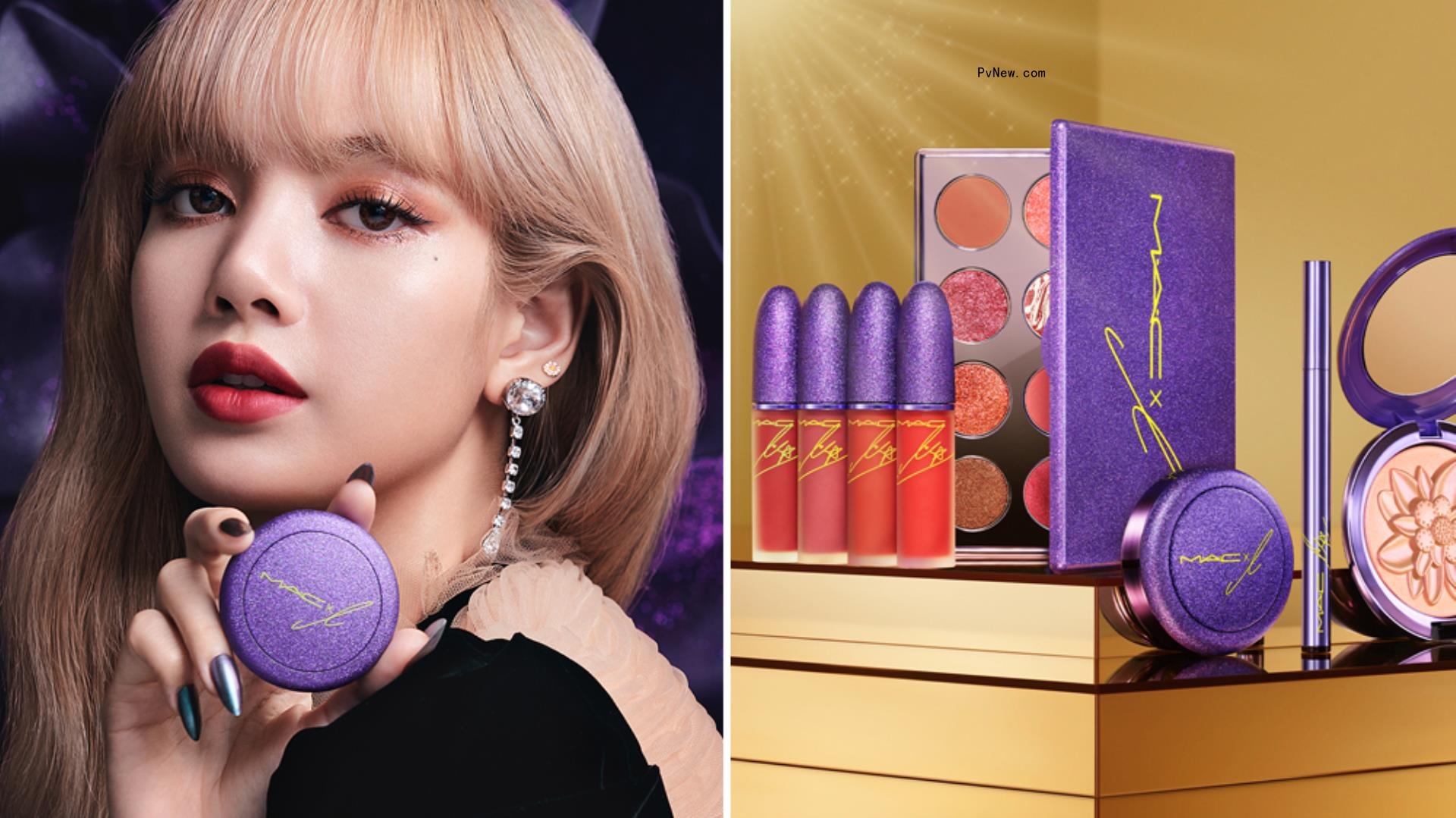 Blackpink’s Lisa Dro<i></i>ps First Makeup Collection With Mac