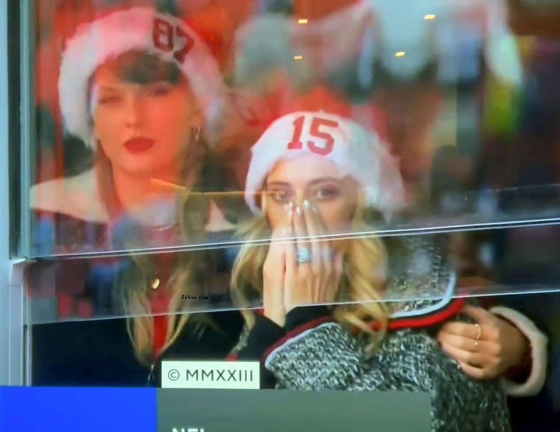 Taylor Swift and Brittany Mahomes.