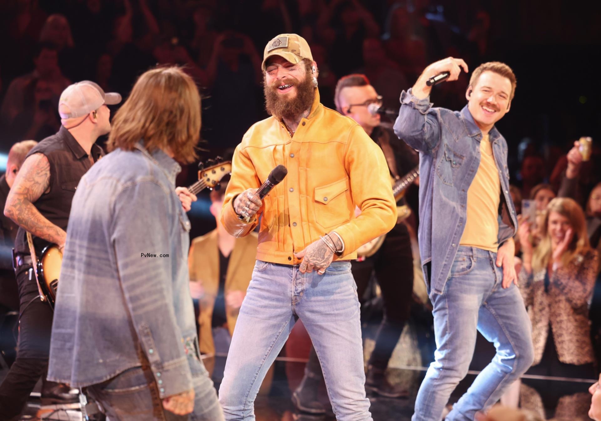 Post Malone, Morgan Wallen and Hardy Pay Tribute to  Joe Diffie During High-Energy CMA Awards Performance