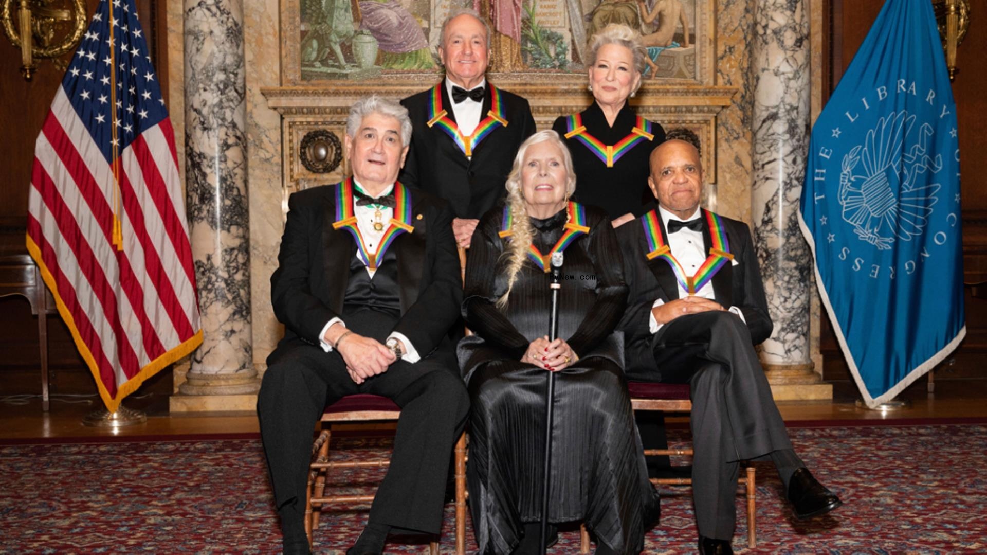 Joni Mitchell, Bette Midler, Lorne Michaels, Berry Gordy, Justino Díaz Feted as Kennedy Center Ho<i></i>nors Returns to In-Person Event