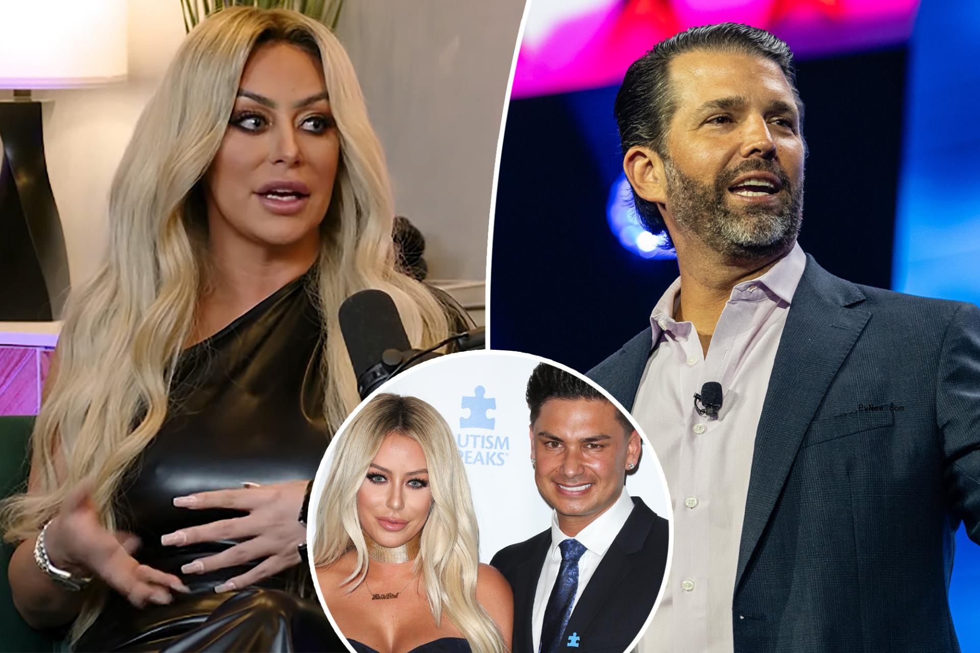 Aubrey O’Day says it ‘hurts’ when people compare exes Pauly D, Do<i></i>nald Trump Jr.: Not ‘in the same league’