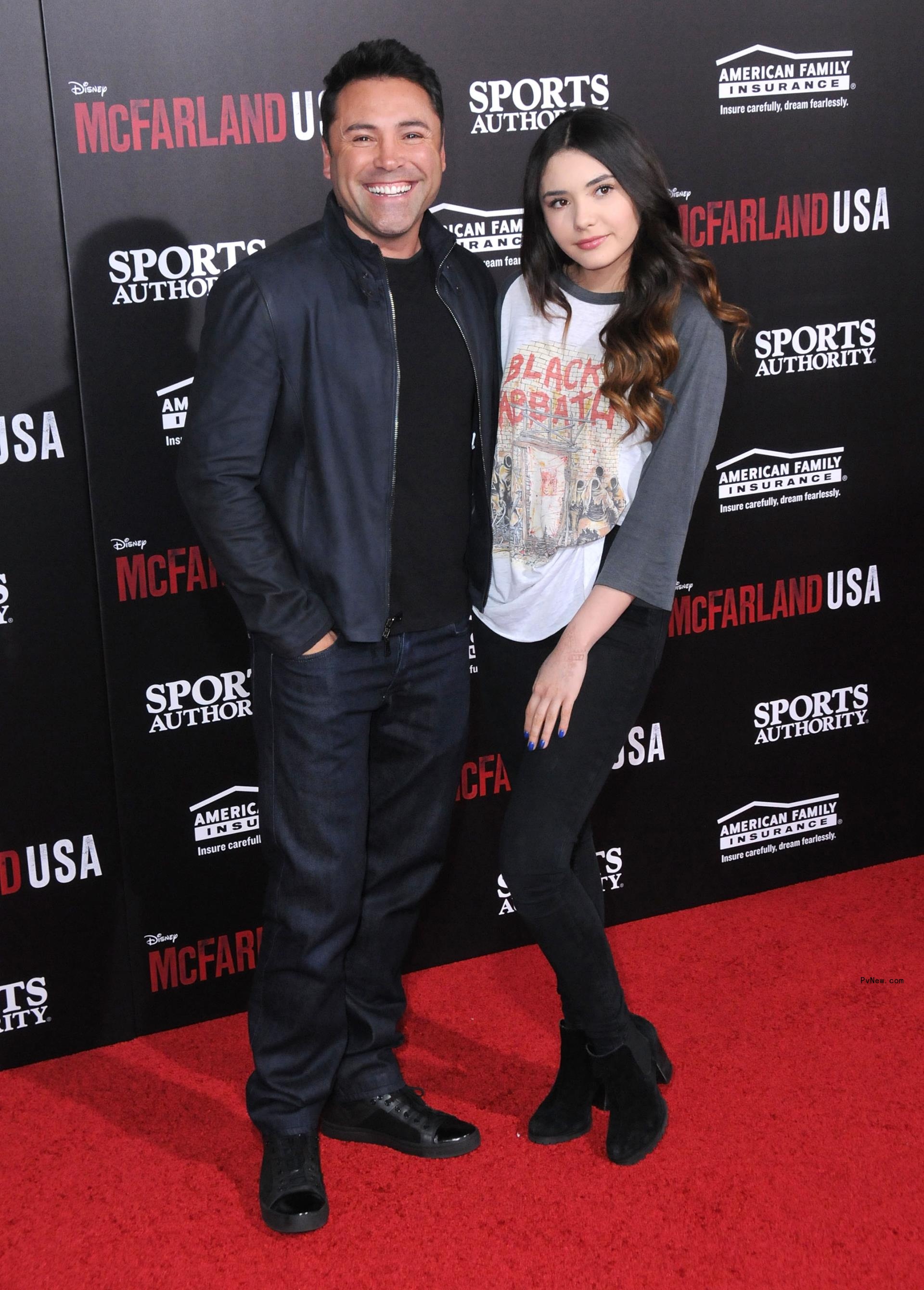 Oscar De La Hoya and Atiana De La Hoya