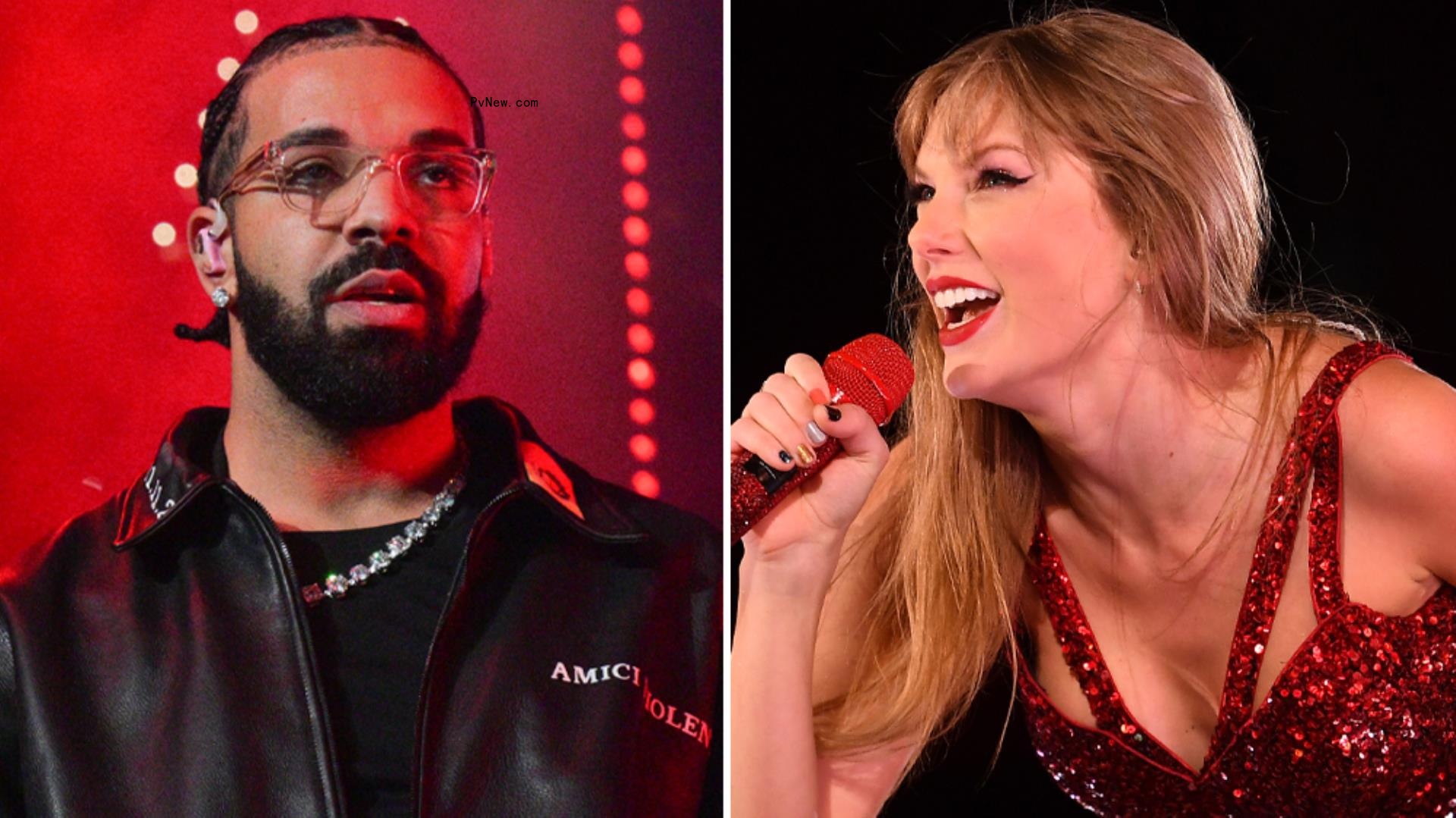 Drake Praises Taylor Swift on New Song ‘Red Button’: ‘o<i></i>nly One Could Make Me Dro<i></i>p the Album Just a Little Later’
