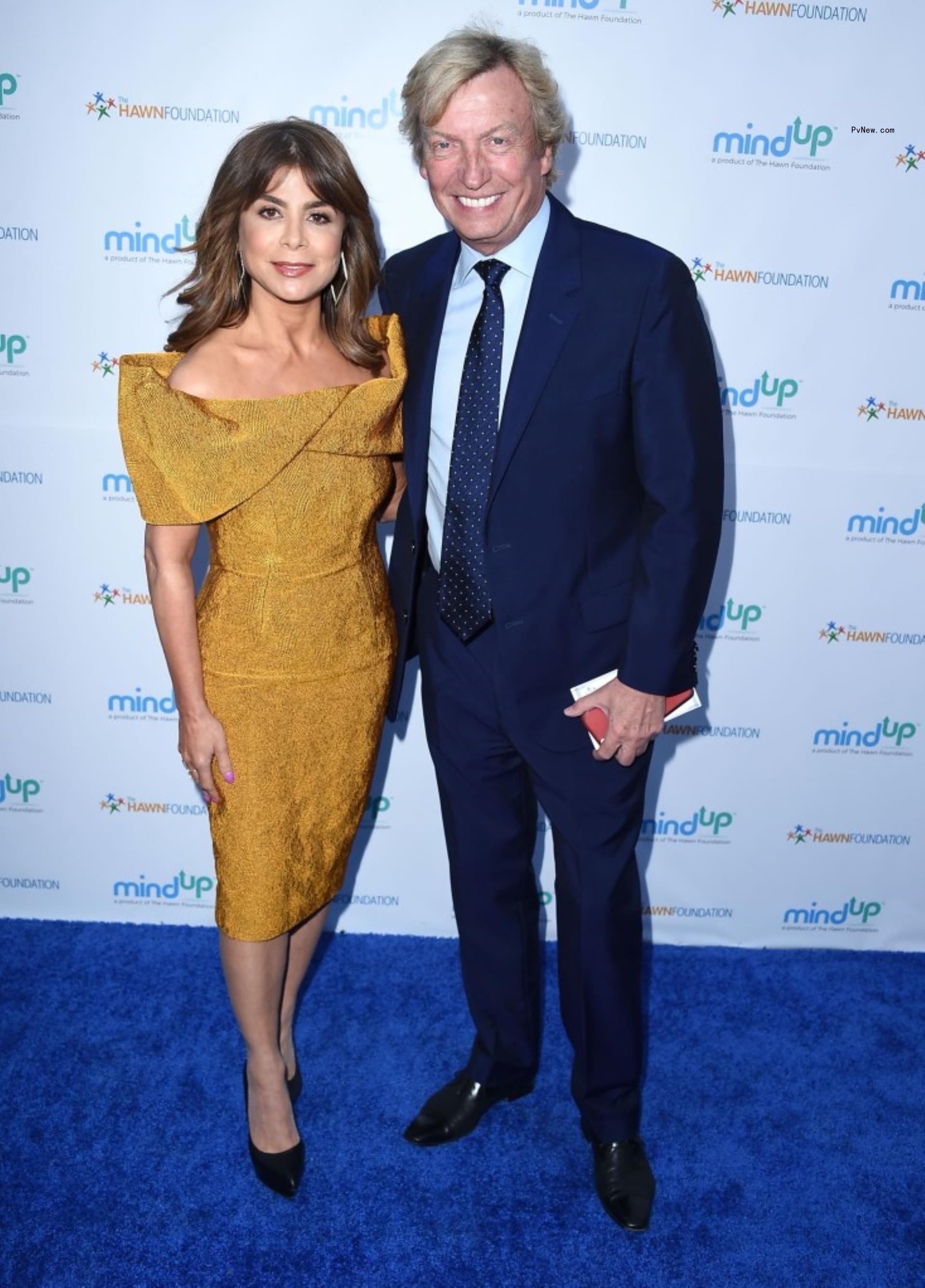 Paula Abdul and Nigel Lythgoe