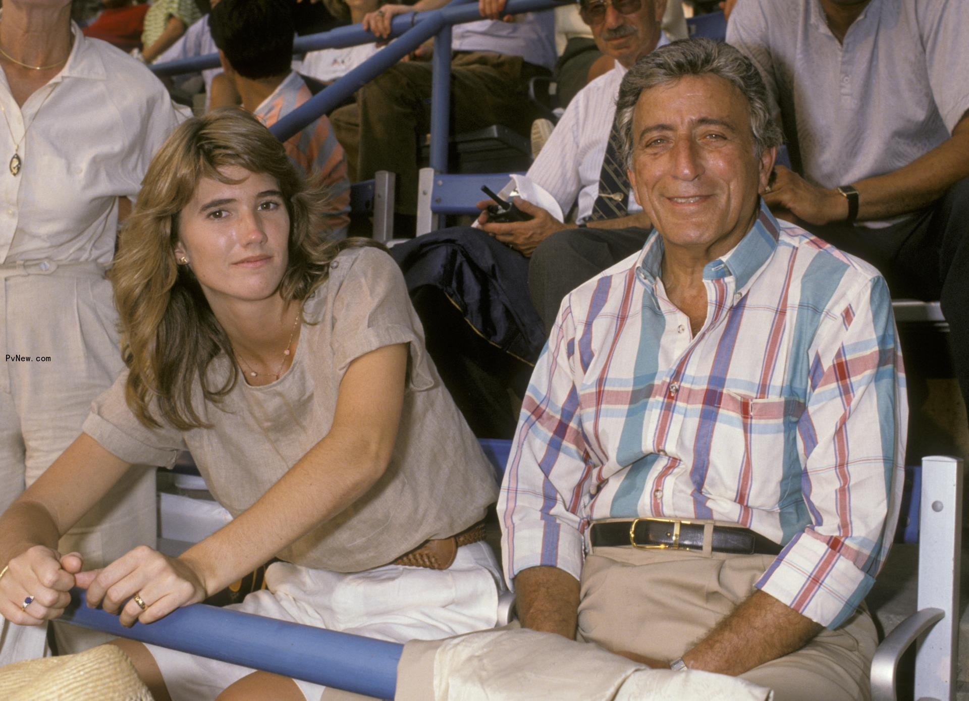 Tony Bennett and Susan Benedetto in 1989.