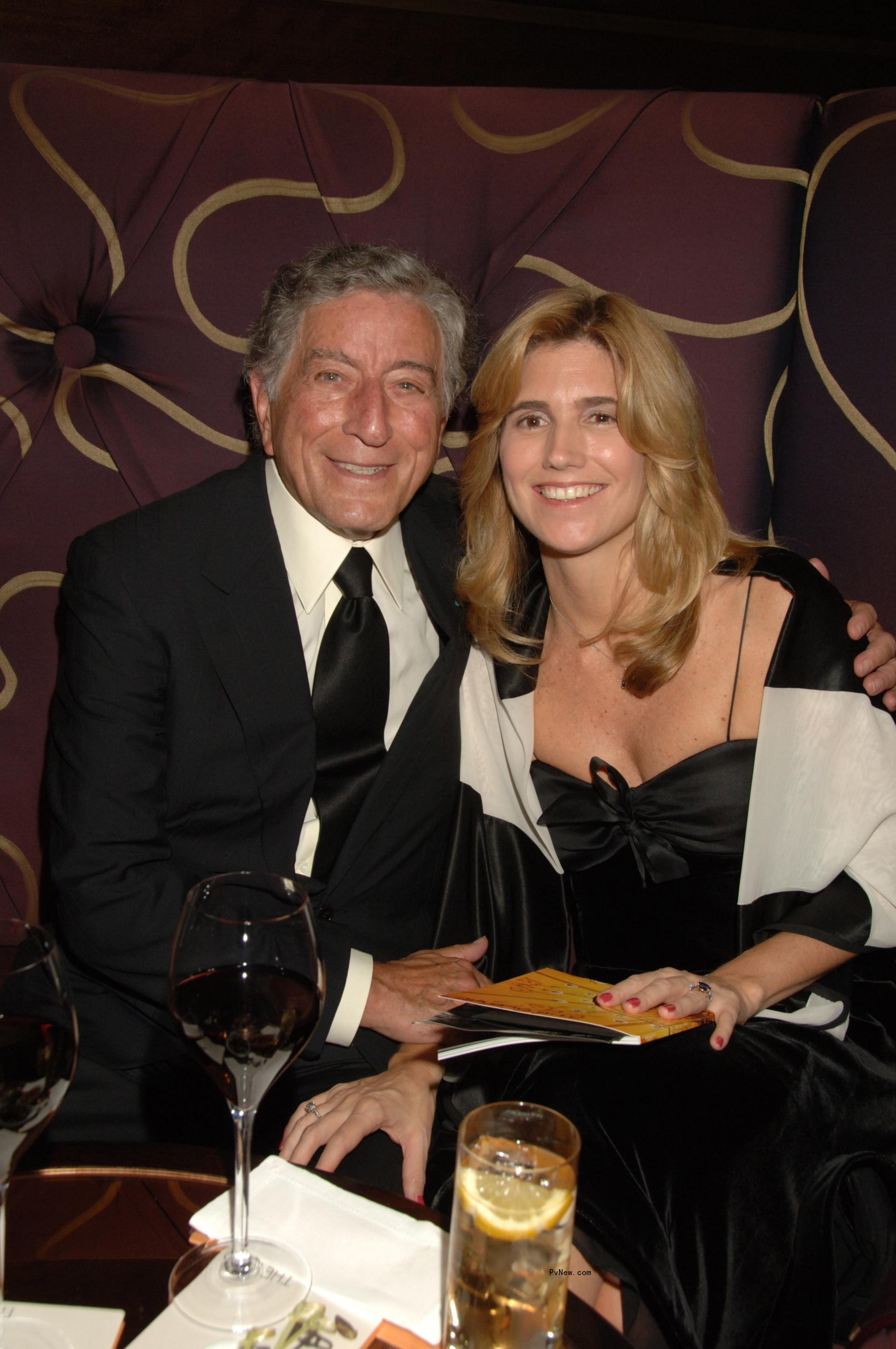 Tony Bennett and Susan Benedetto in 2007 in London.