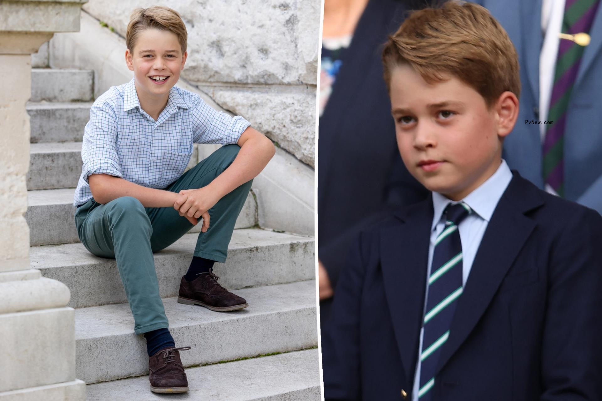 Prince George celebrates milestone 10th birthday in symbolic blue-and-white ensemble