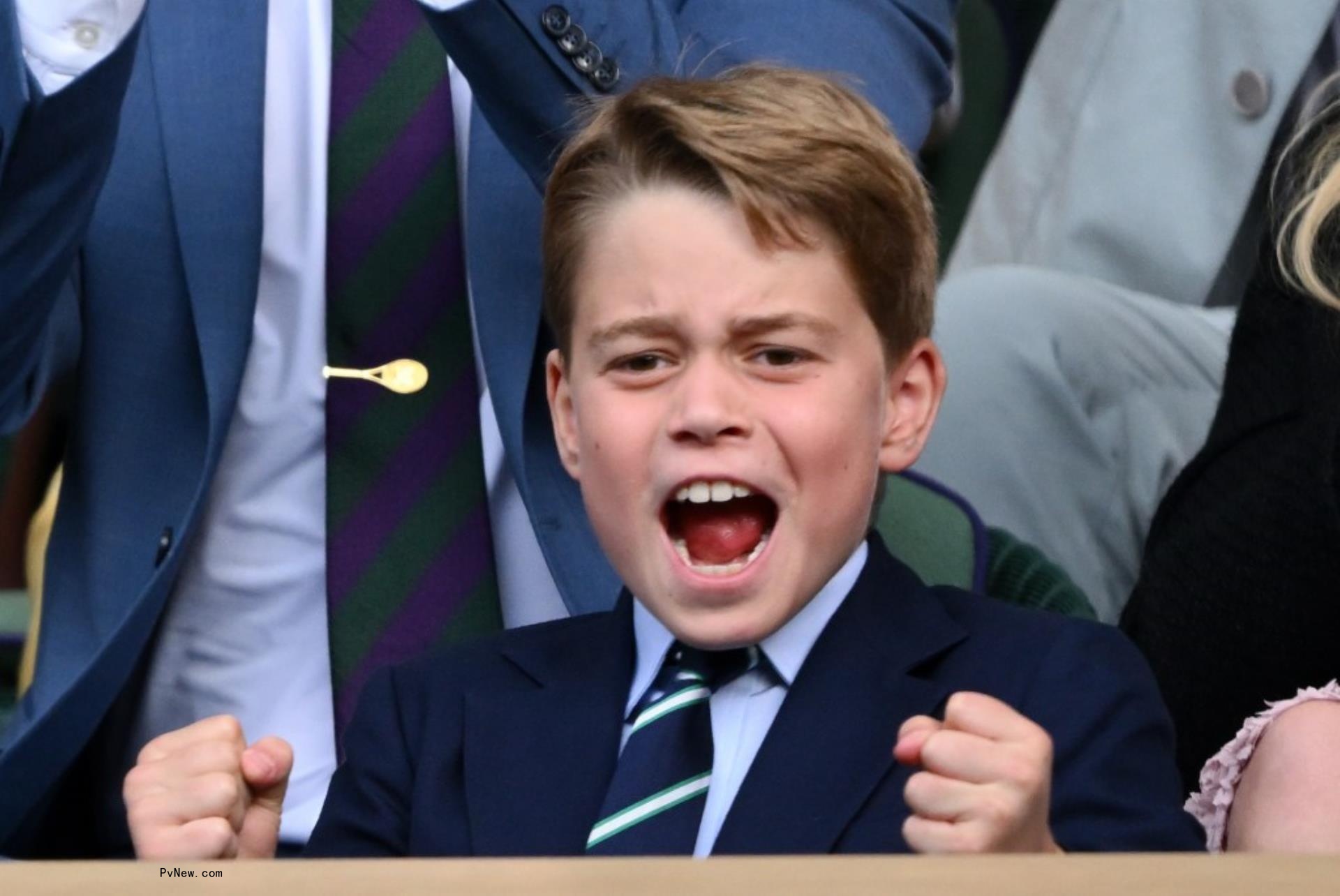 Prince George screaming