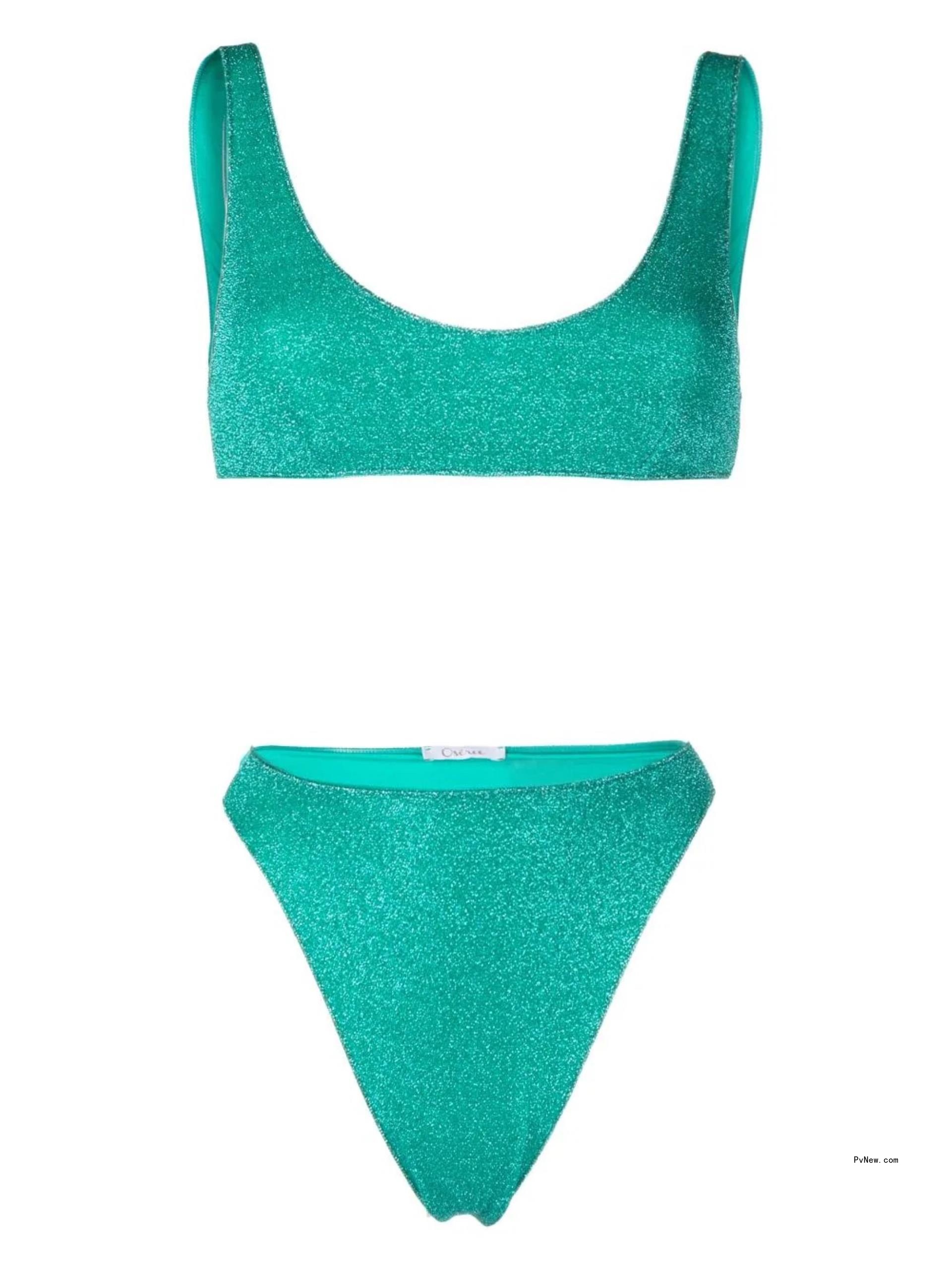 Oséree me<i></i>tallic-Threading Bikini