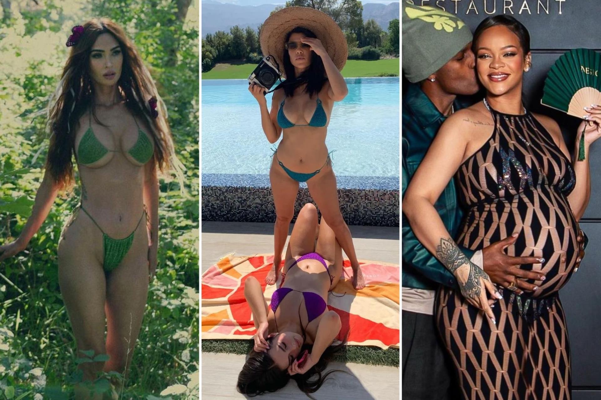 Celebrities like Megan Fox and Rihanna can’t resist these sexy, sparkly bikinis