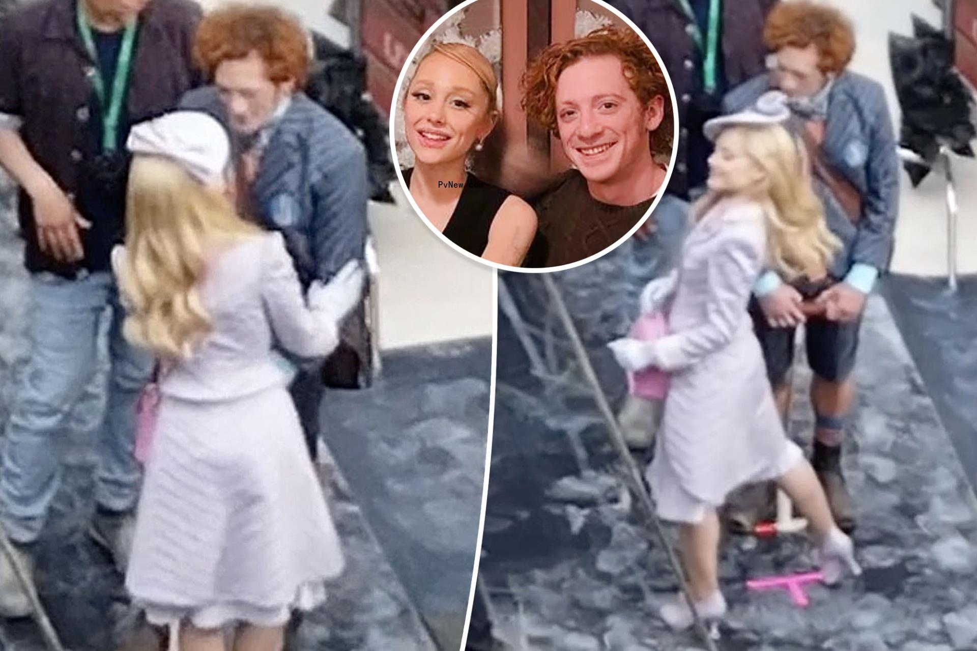 Ariana Grande, Ethan Slater seen filming ‘Wicked’ together two mo<i></i>nths before dating news