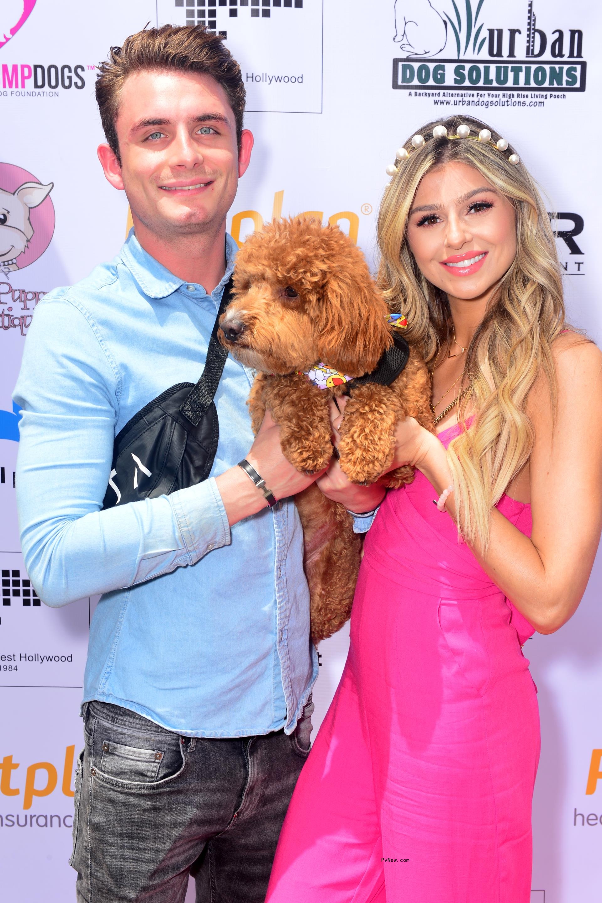 James Kennedy, Raquel Leviss and their dog Graham