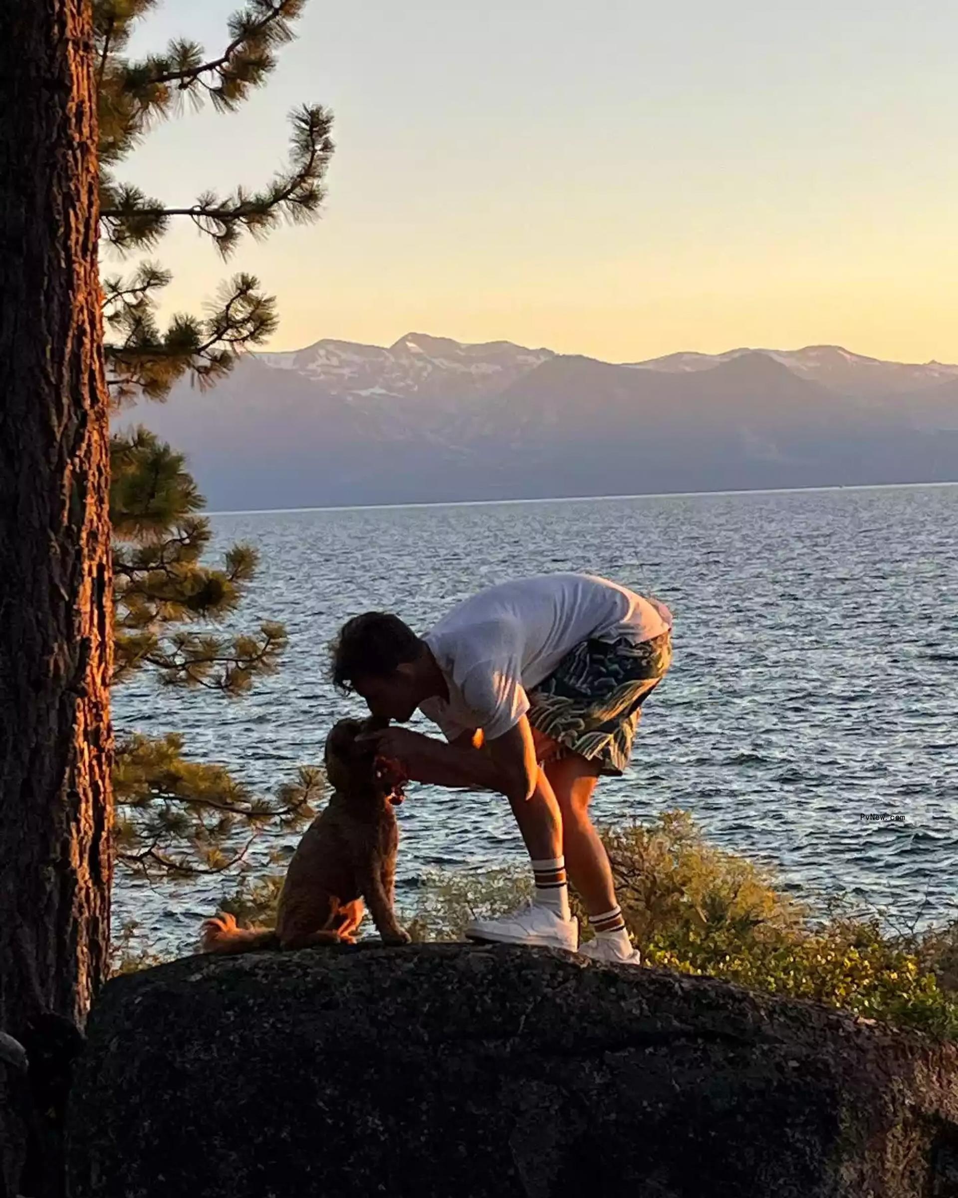 James Kennedy and his dog Graham