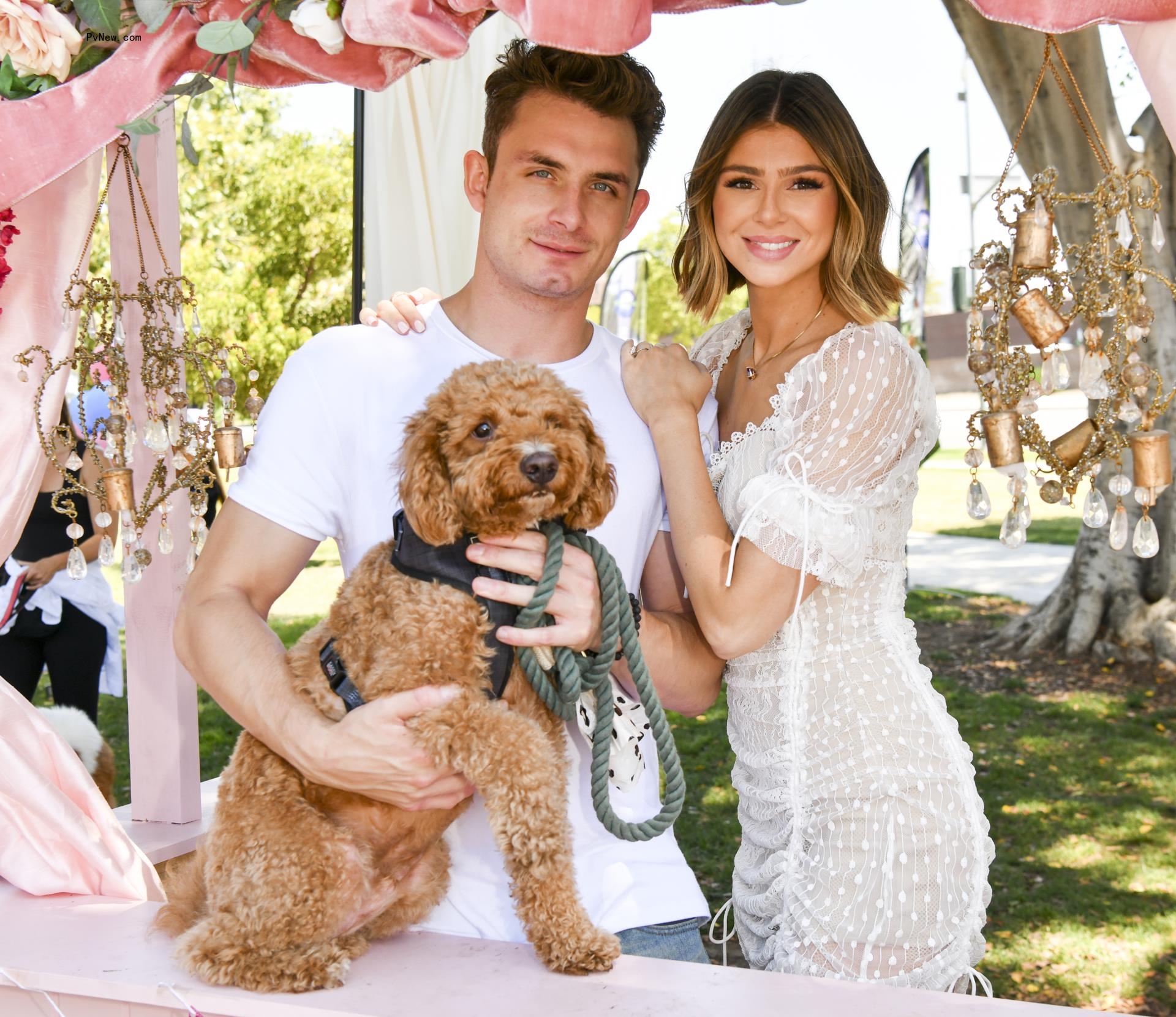 James Kennedy, Raquel Leviss and their dog Graham