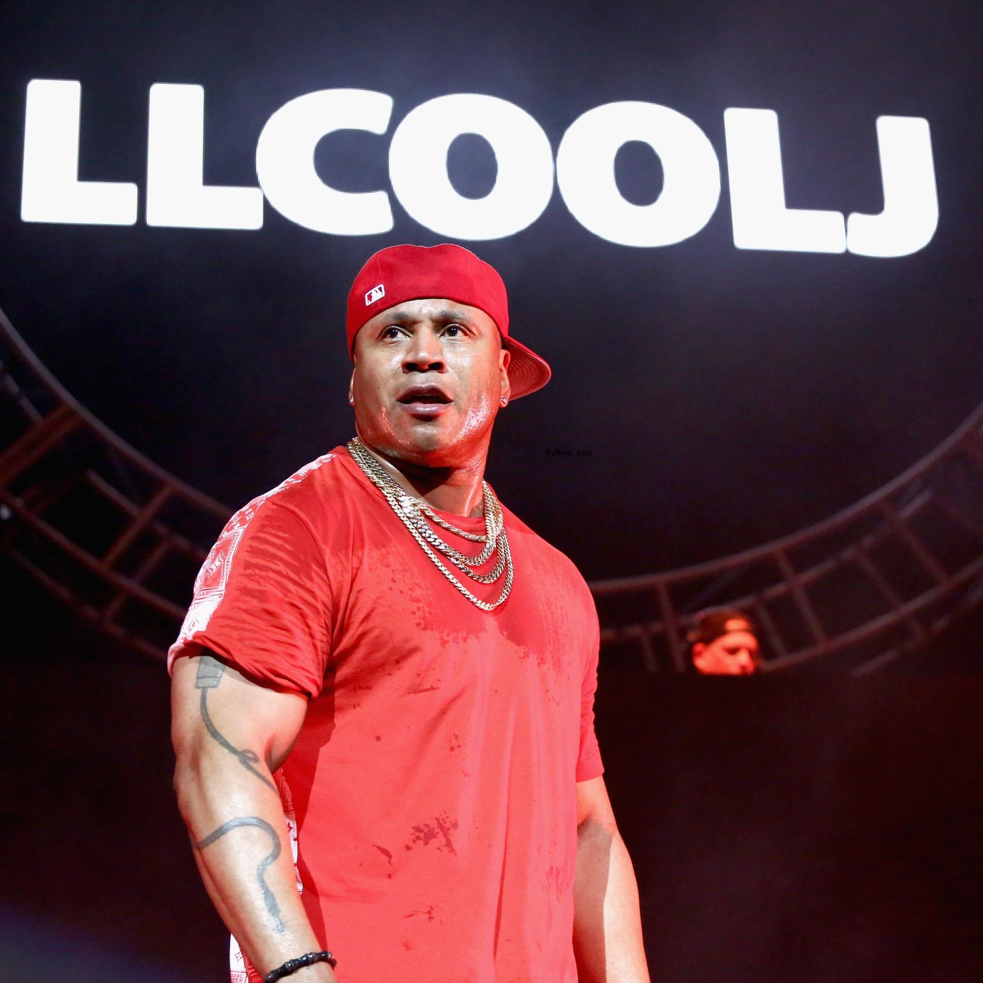 LL Cool J performing.