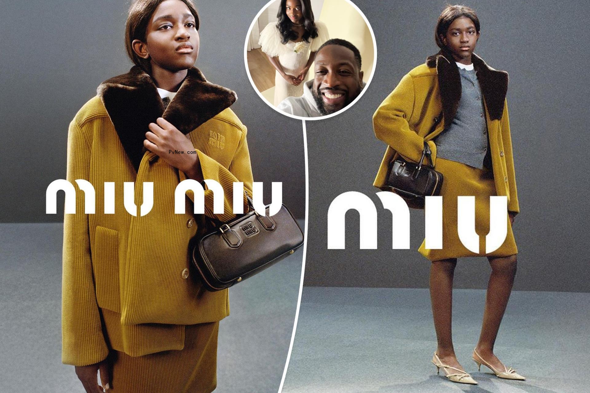 Dwyane Wade’s daughter Zaya scores Miu Miu ad campaign: ‘Slay every single time’