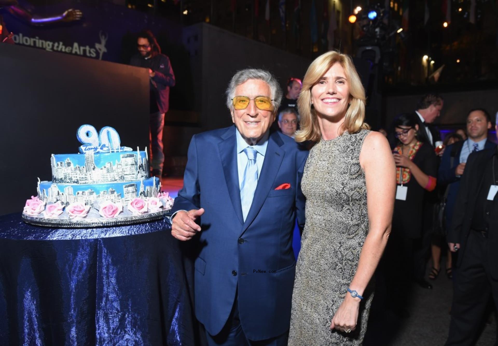 Tony Bennett and Susan Benedetto.