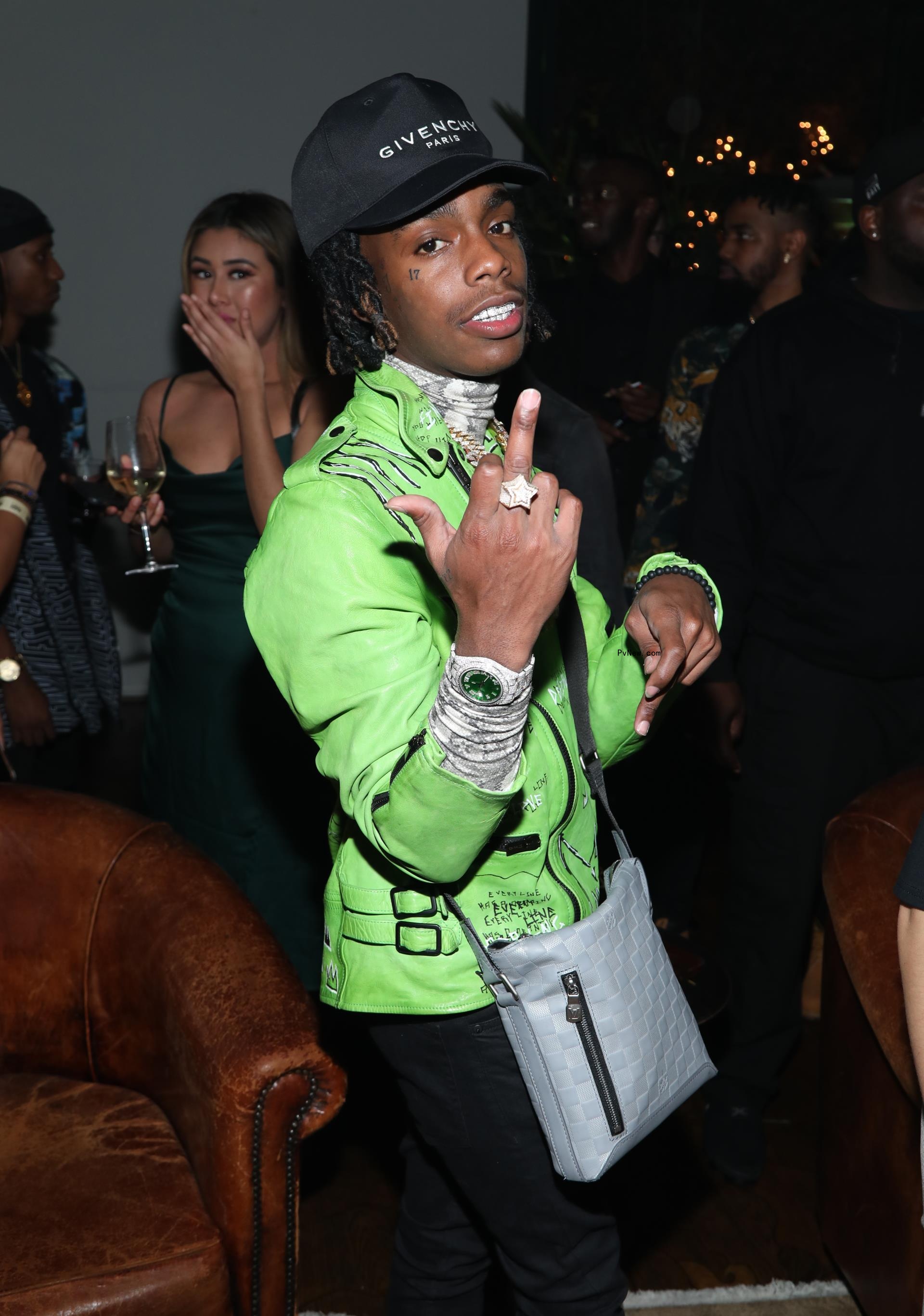 A mugshot of YNW Melly.