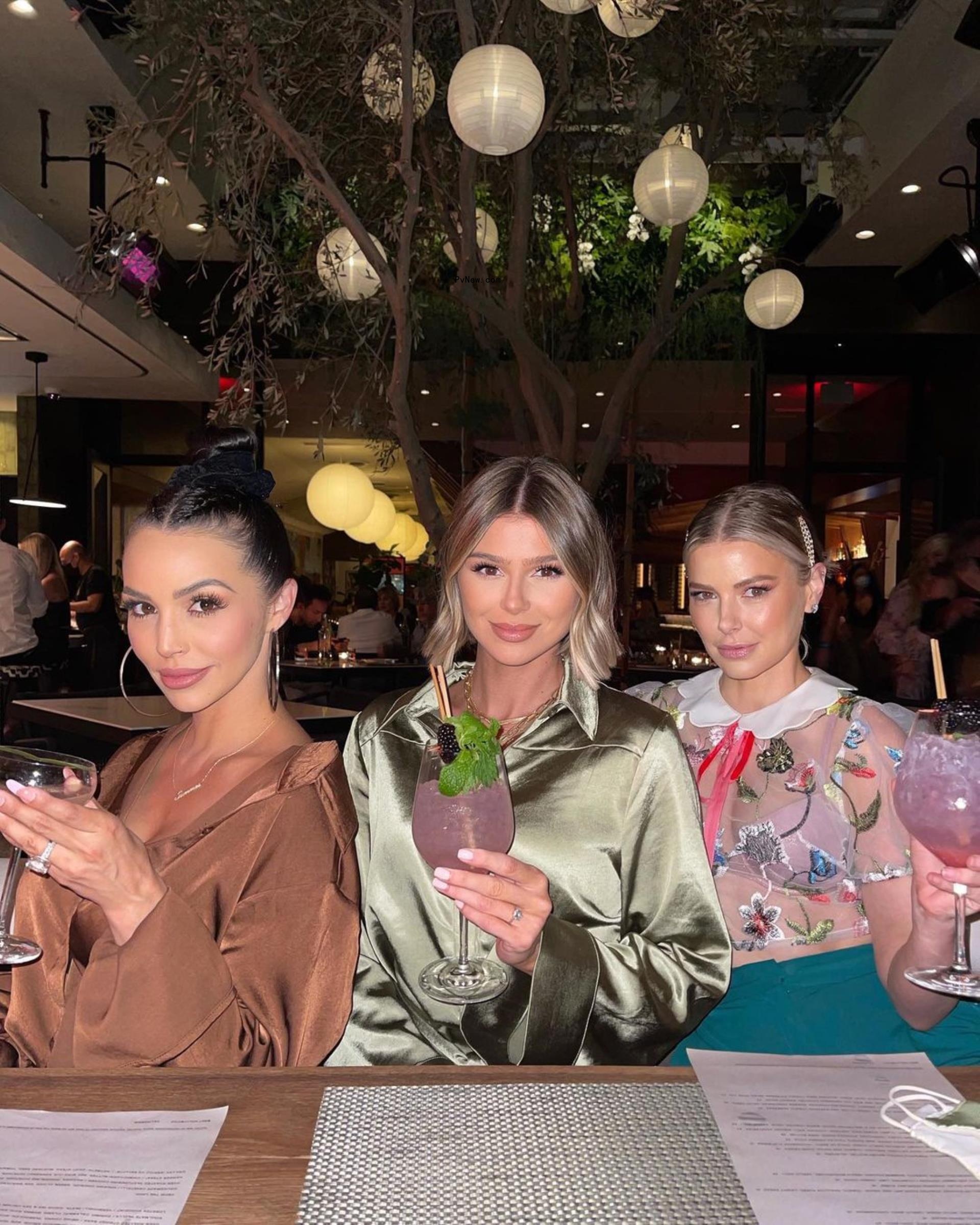 Ariana Madix, Scheana Shay and Raquel Leviss posing for a picture.