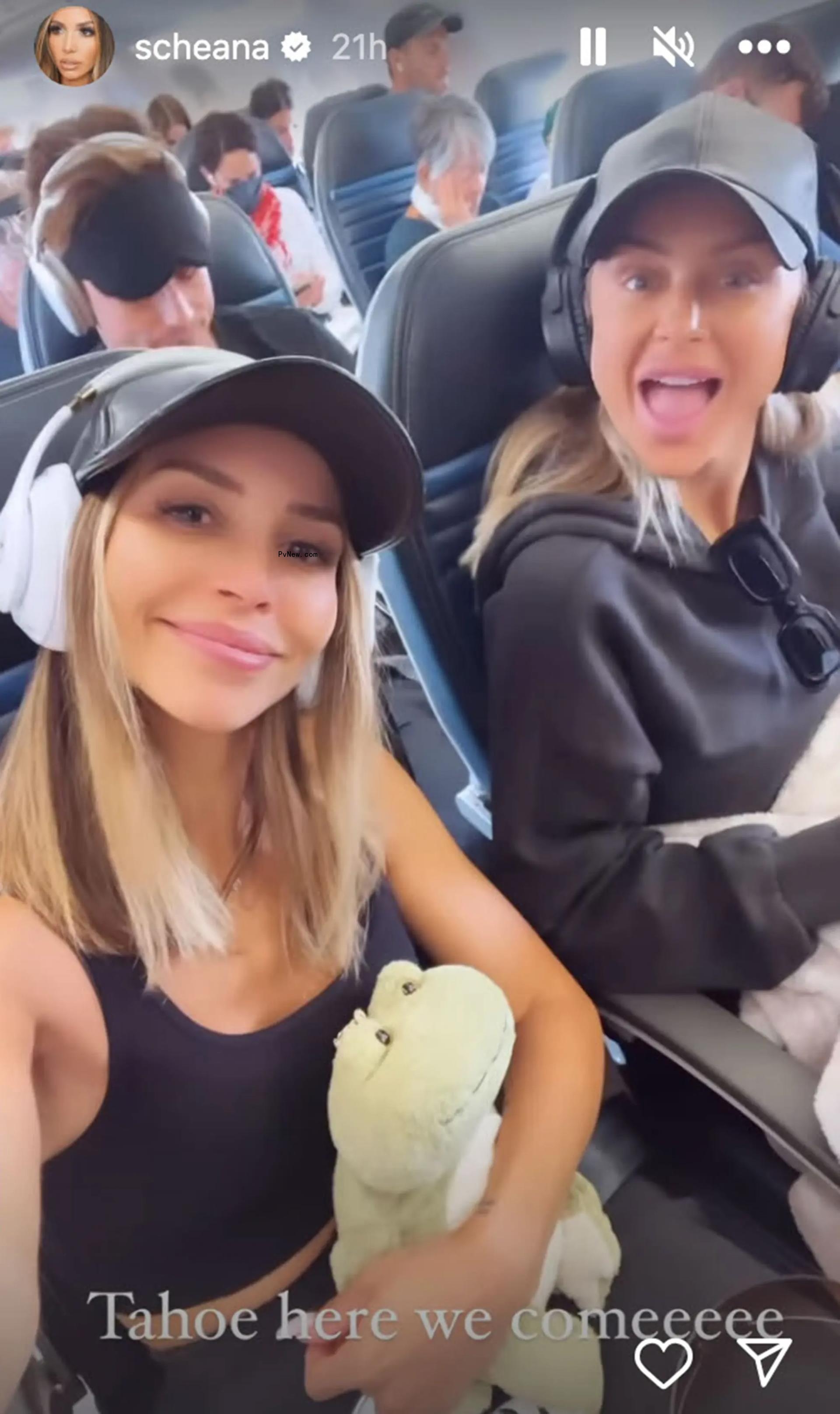 A selfie of Lala Kent and Scheana Shay.