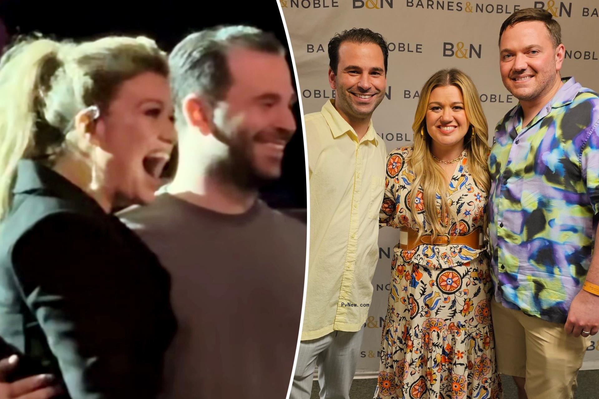 Kelly Clarkson helps NYC principal tie the knot during Las Vegas co<i></i>ncert after her own co<i></i>ntentious divorce