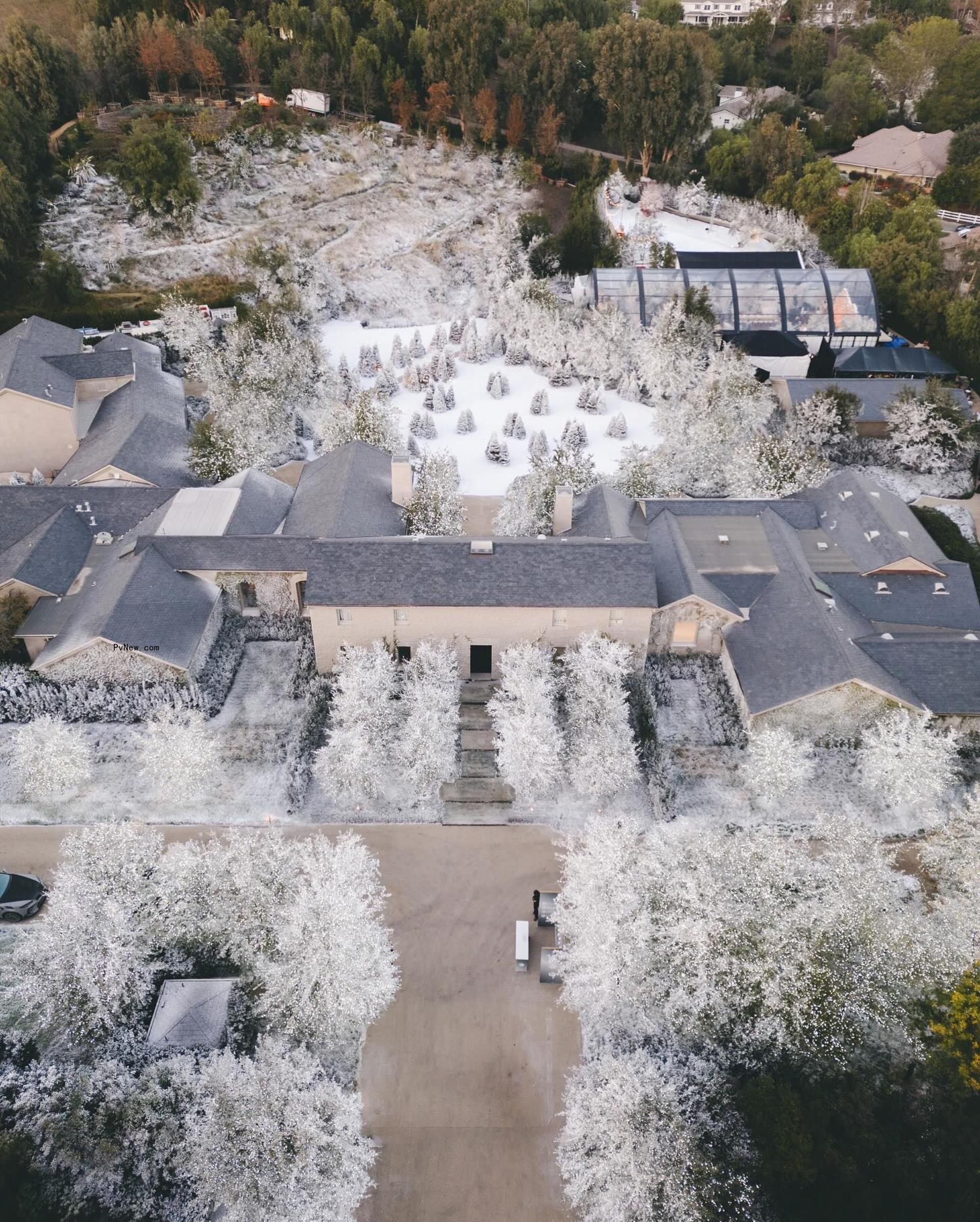 Kim Kardashian's house.