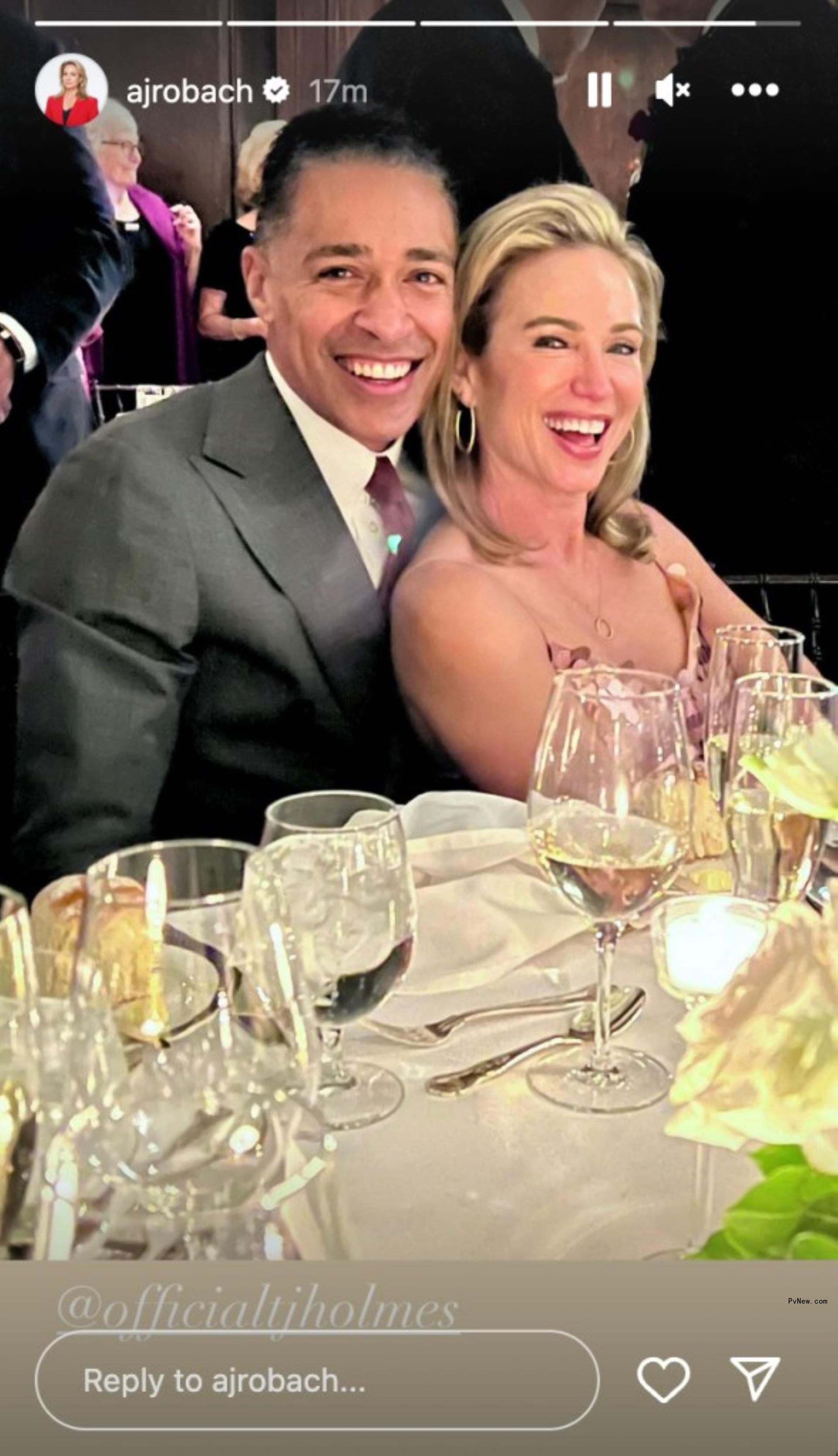 Amy Robach and T.J. Holmes.