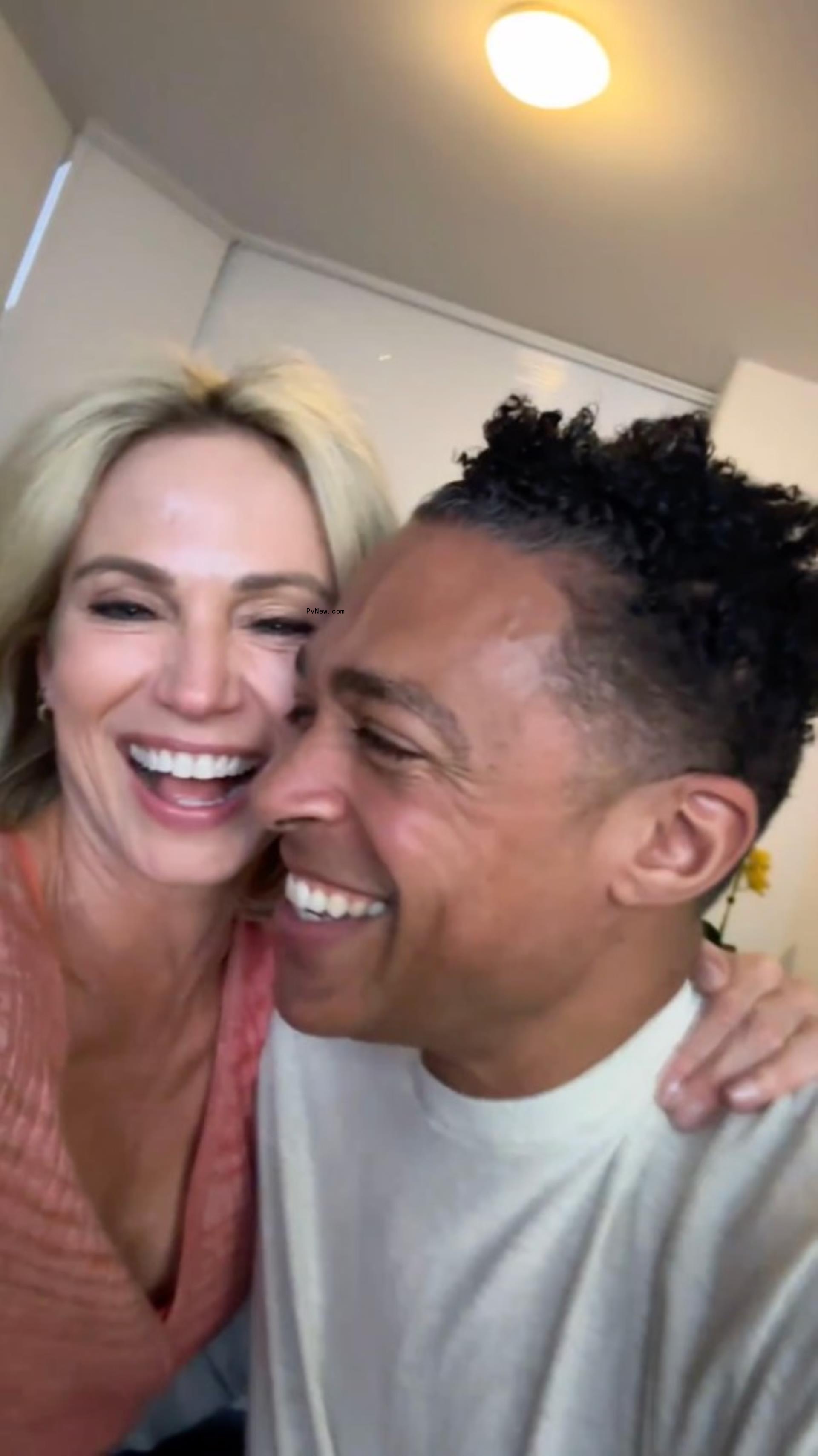 Amy Robach and T.J. Holmes.
