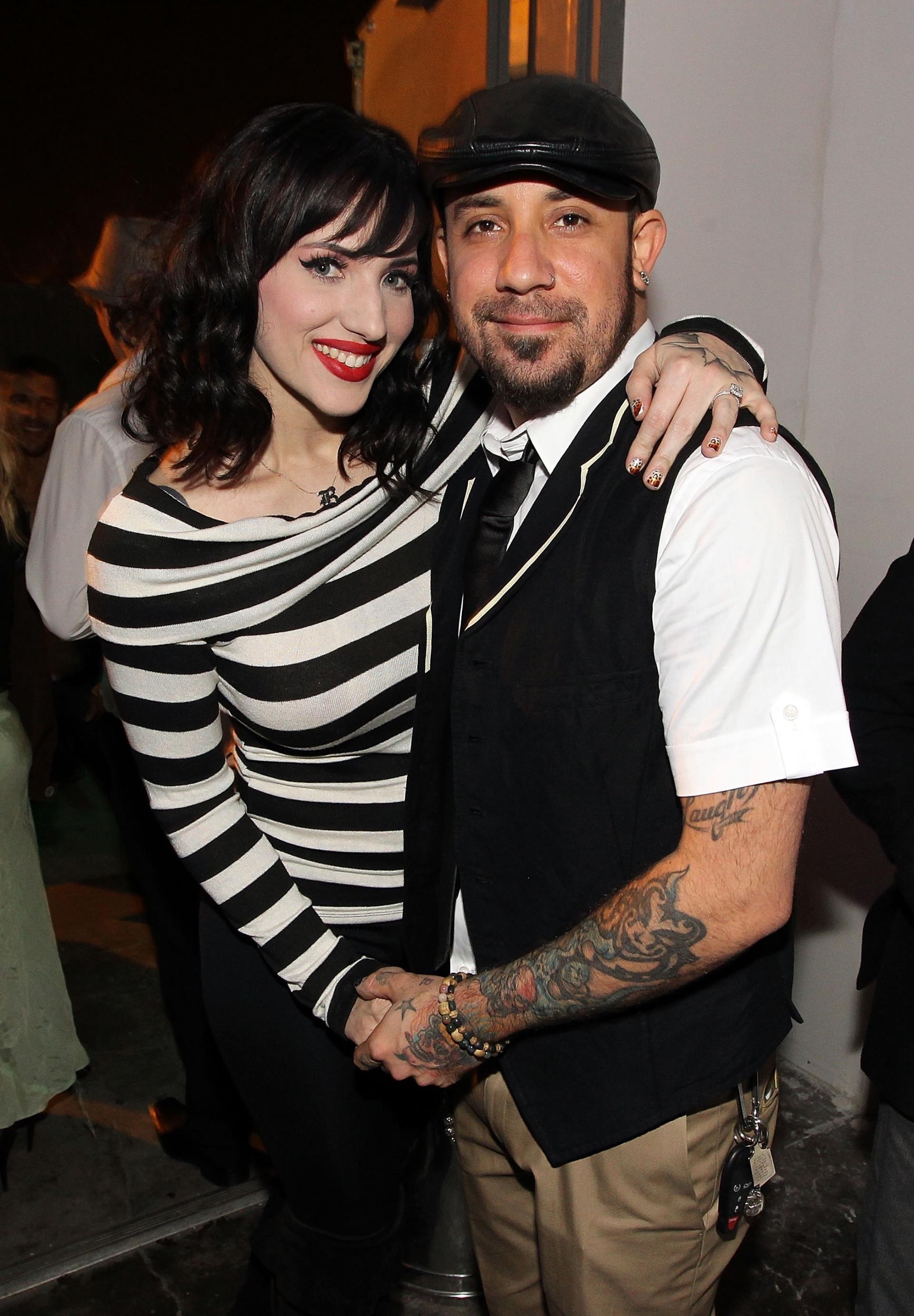 AJ McLean and his wife, Rochelle