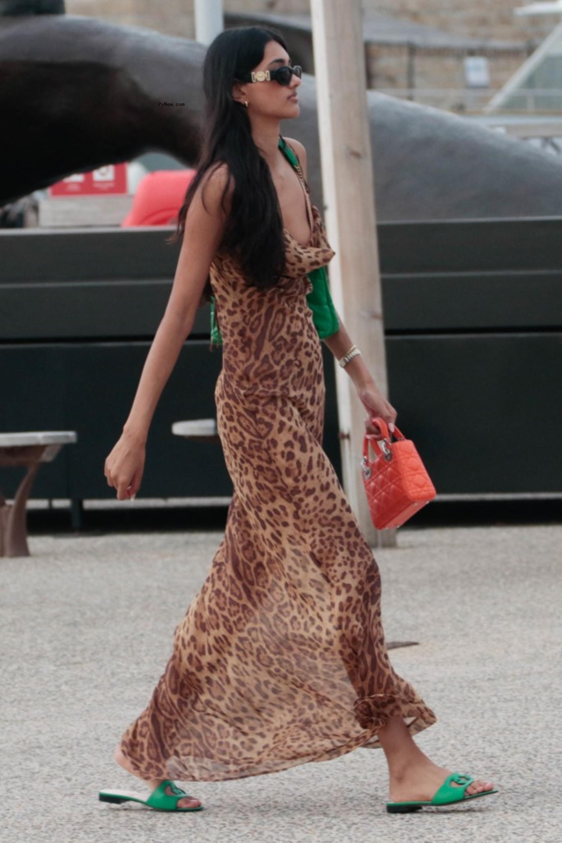 Neelam Gill in St. Tropez.