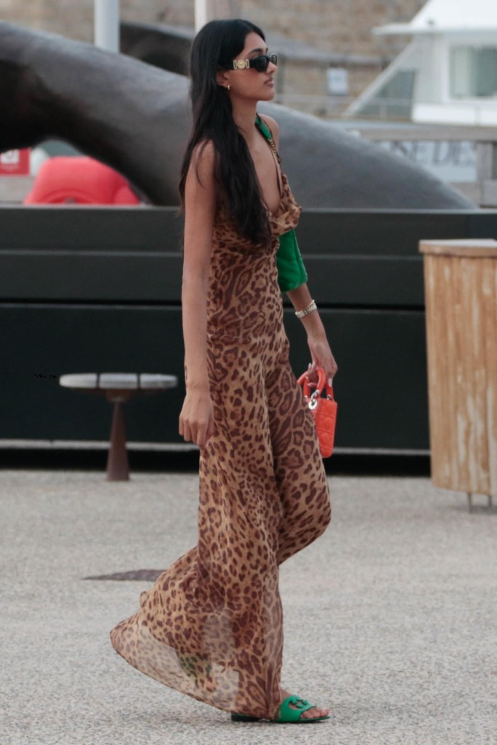 Neelam Gill in St. Tropez.