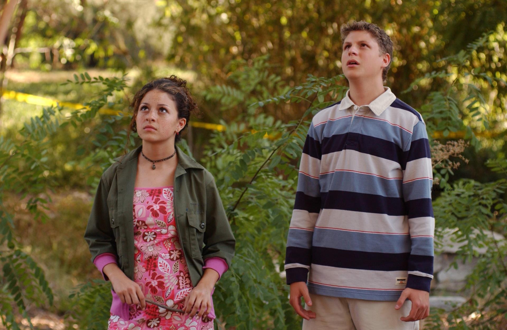 Alia Shawkat and Michael Cera