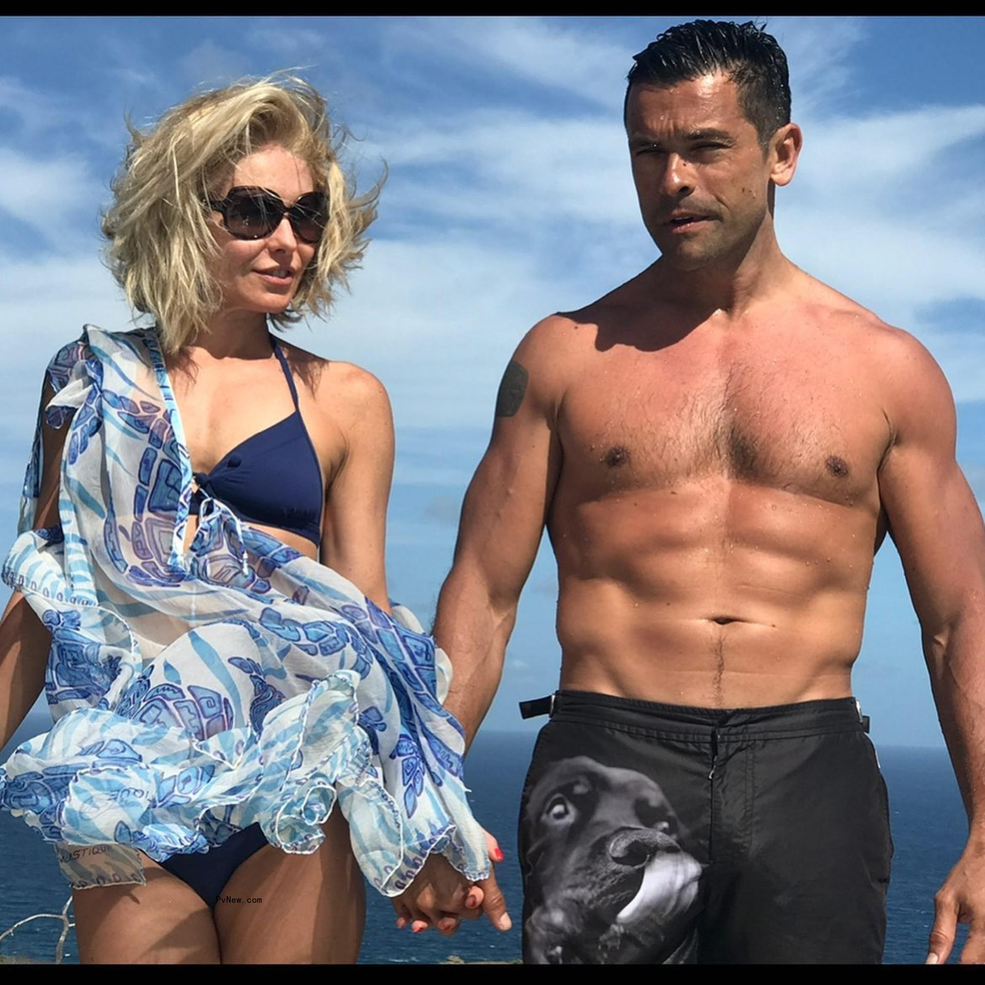 Kelly Ripa and Mark Consuelos