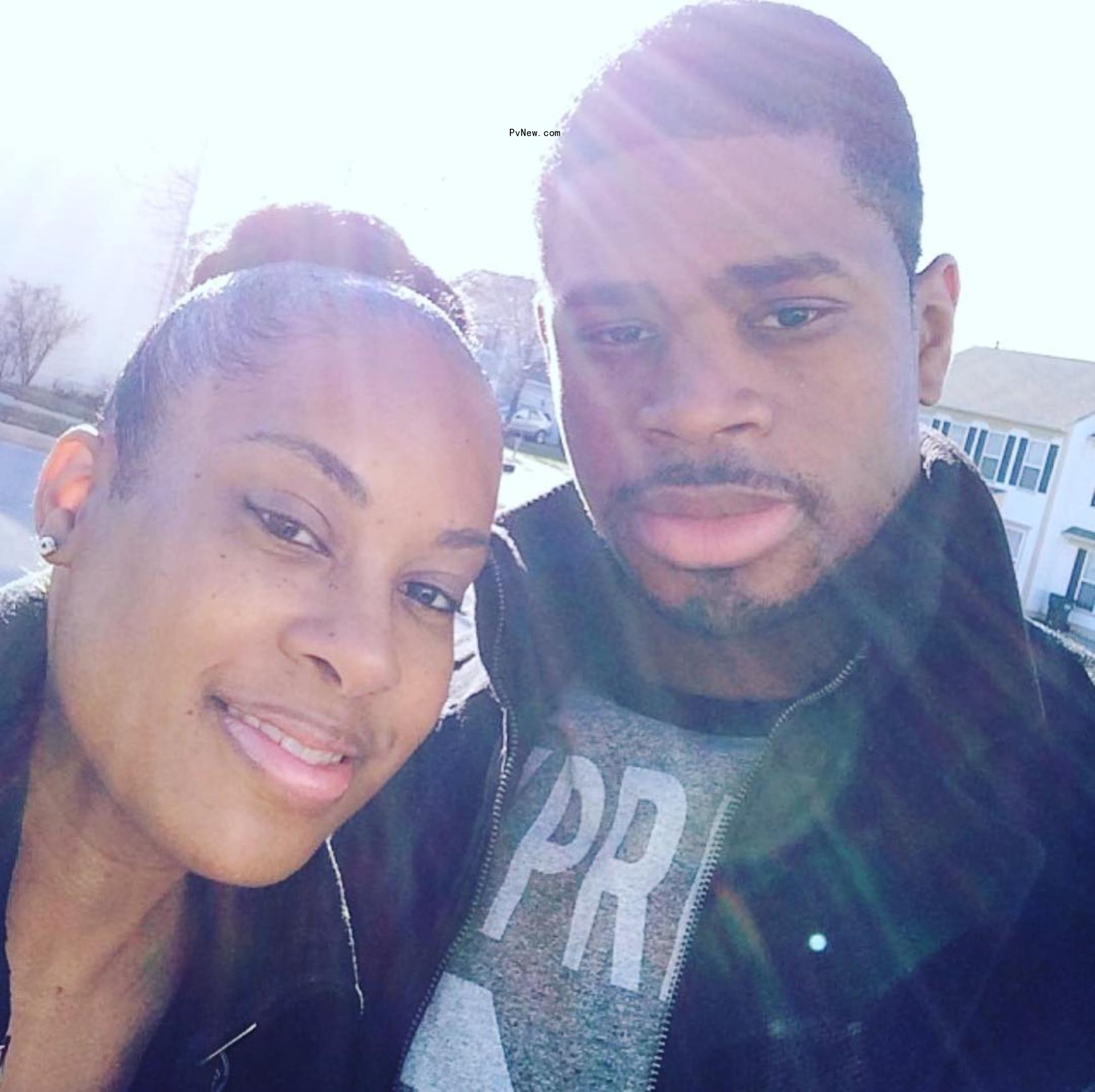 Tafari Campbell and his wife.