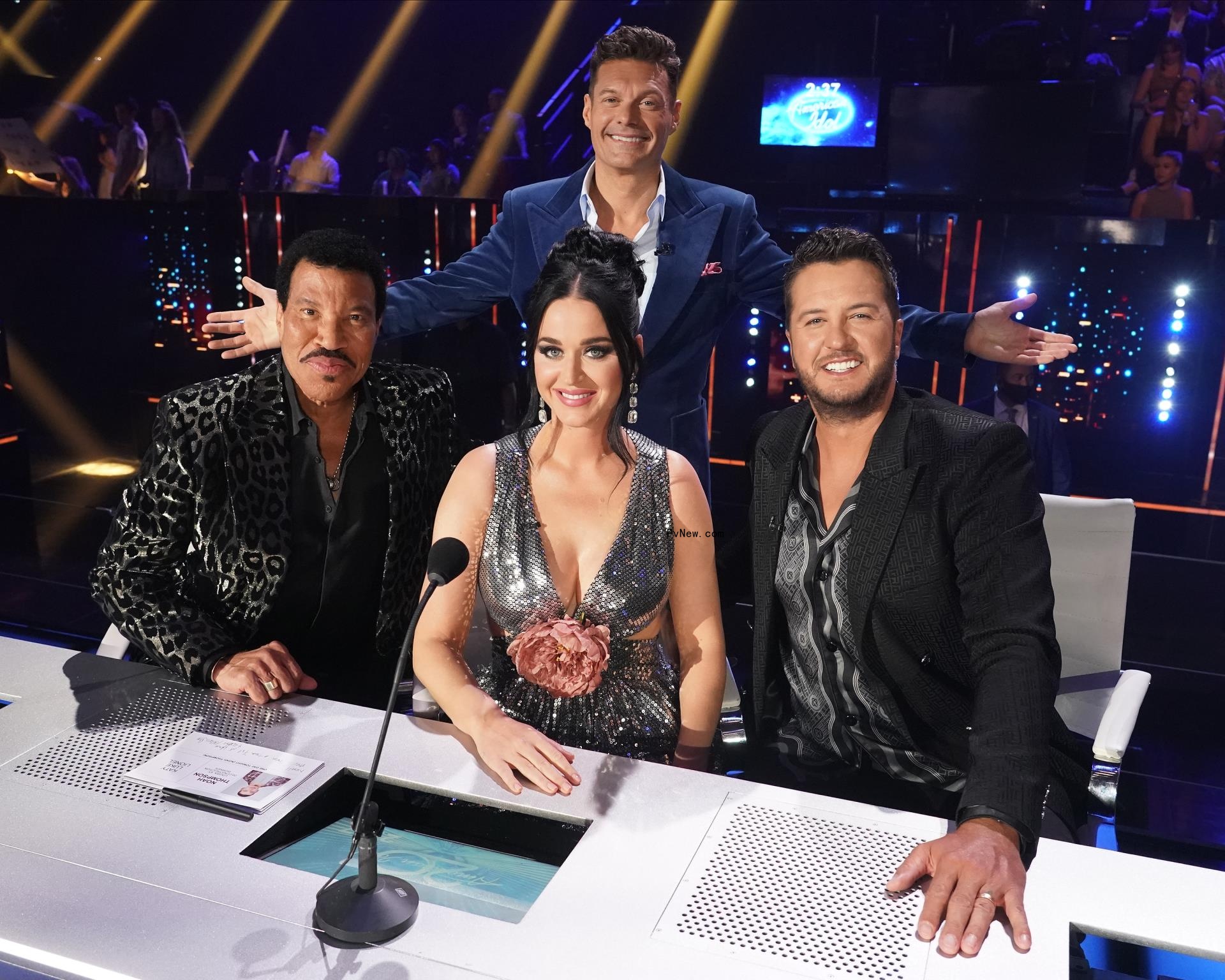 Lio<i></i>nel Richie, Katy Perry, Ryan Seacrest and Luke Bryan