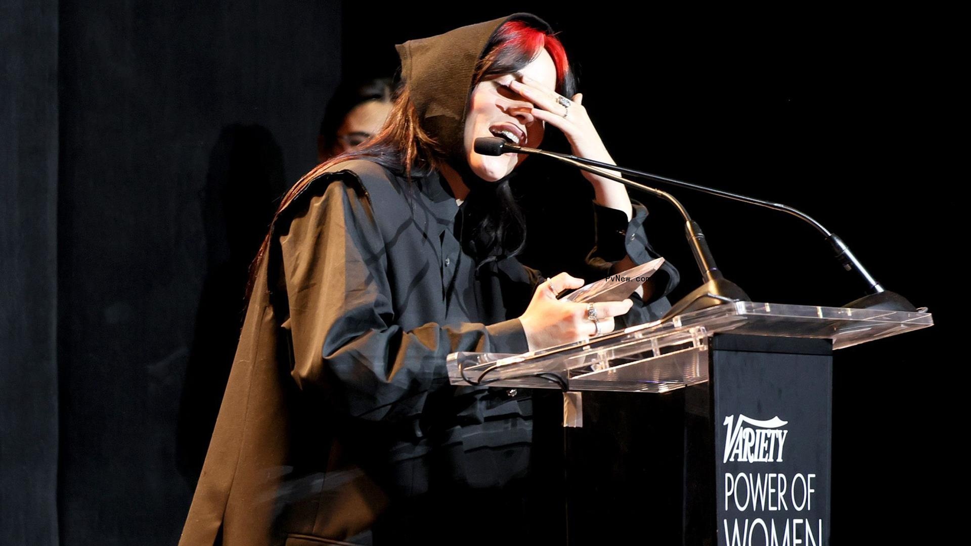 Watch Billie Eilish’s Tearful Speech and Performance at Power of Women: ‘I Feel Very Grateful to Be a Woman Right Now’