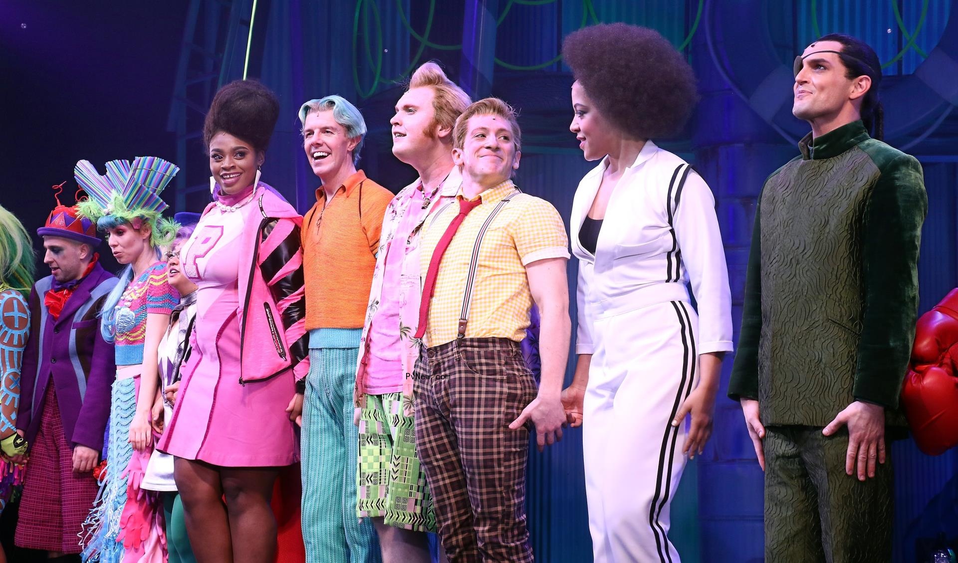 Cast on opening night of