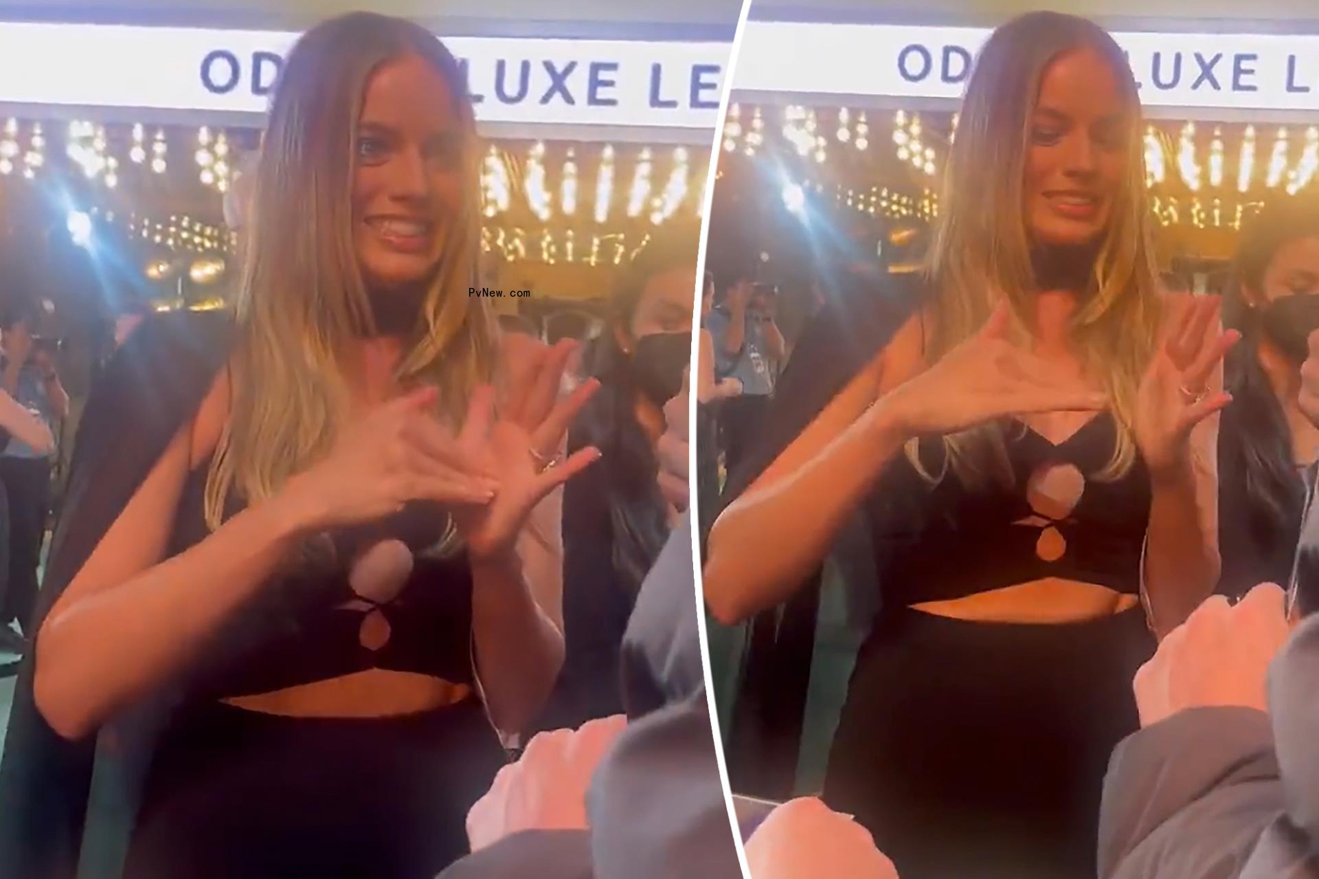 Resurfaced video of Margot Robbie doing sign language with deaf fan goes viral