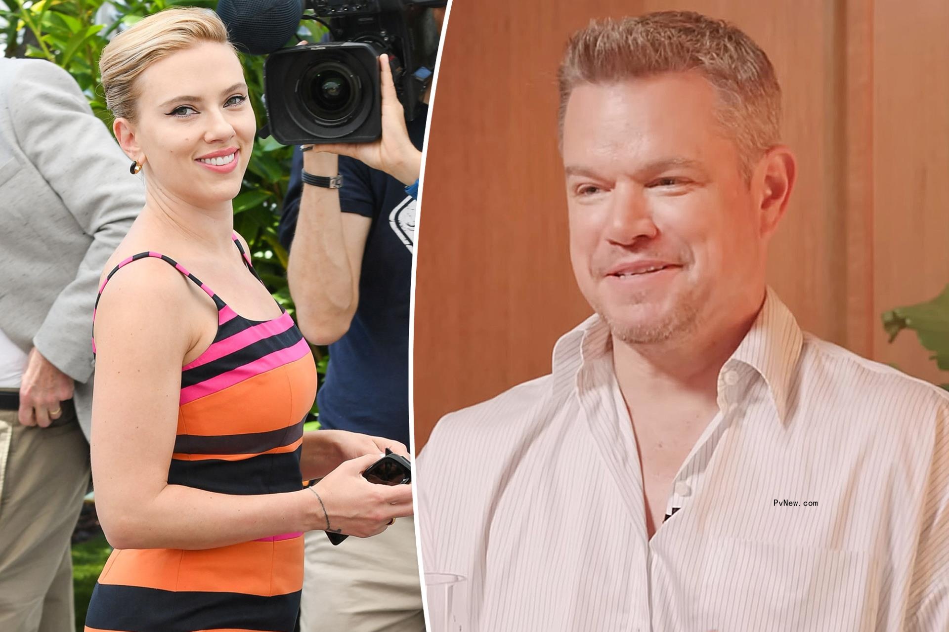 Matt Damon reveals why kissing Scarlett Johansson was ‘hell’