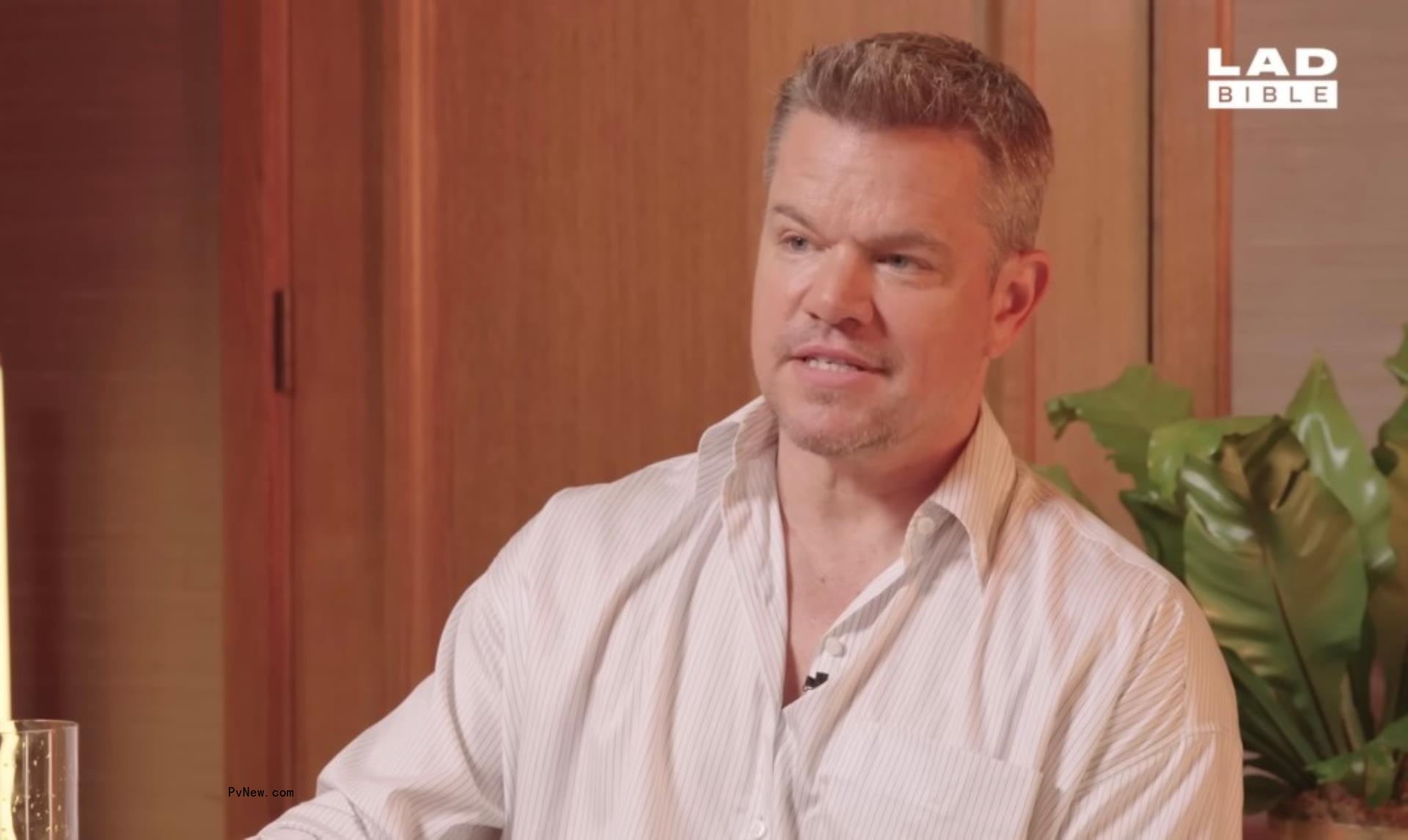 Matt Damon during his Ladbible interview.
