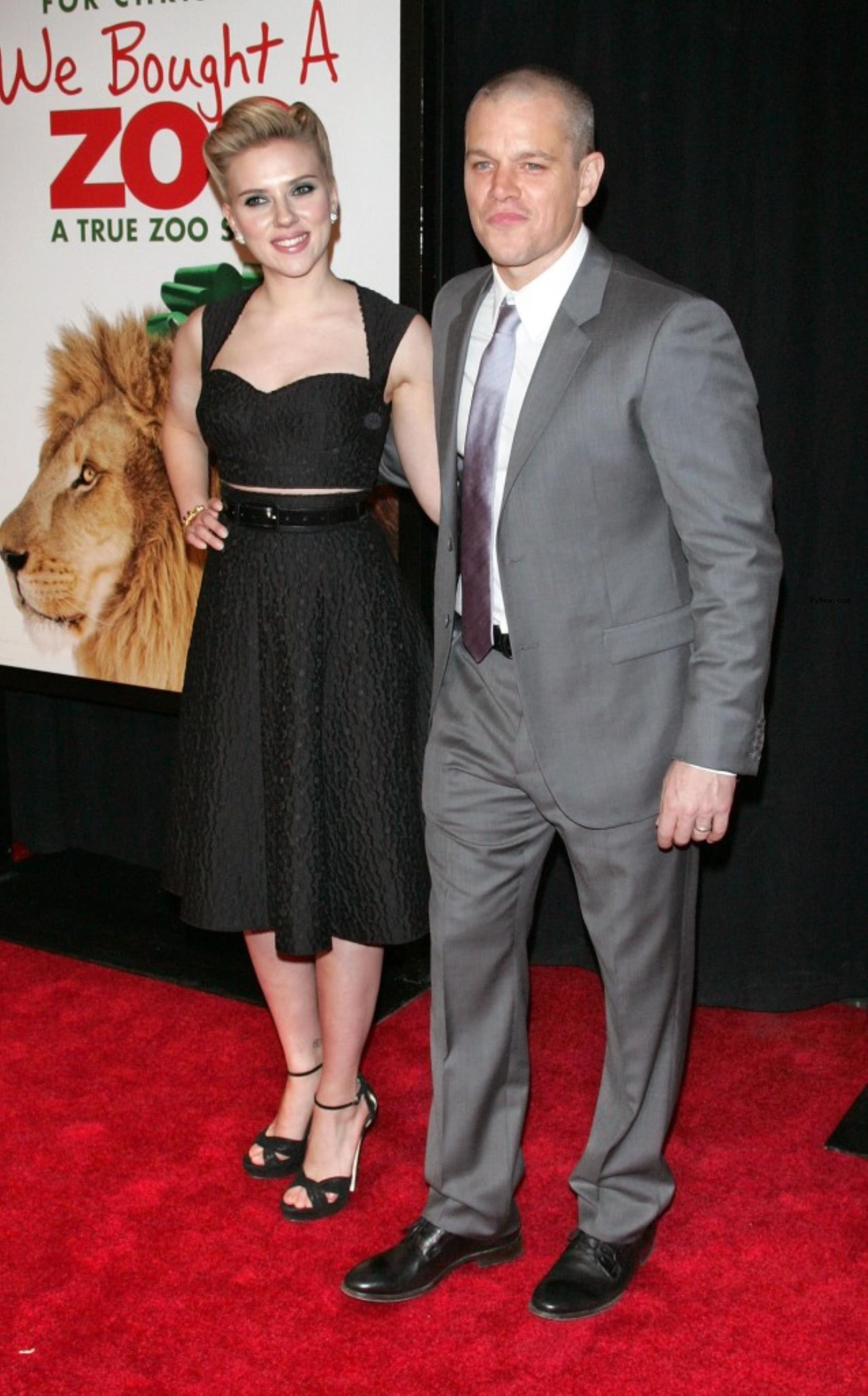 Scarlett Johansson and Matt Damon at the