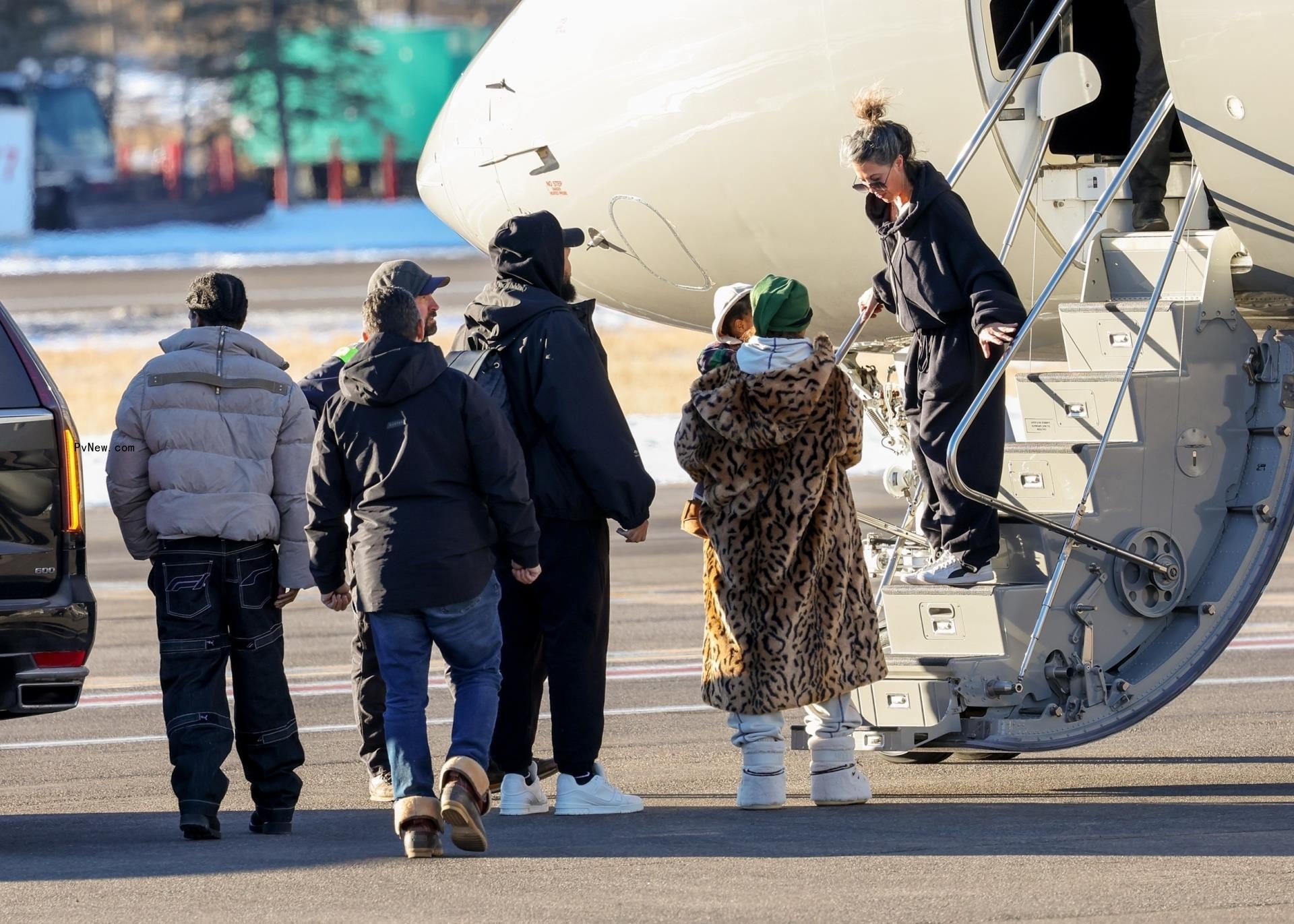 Rihanna and ASAP Rocky in Aspen
