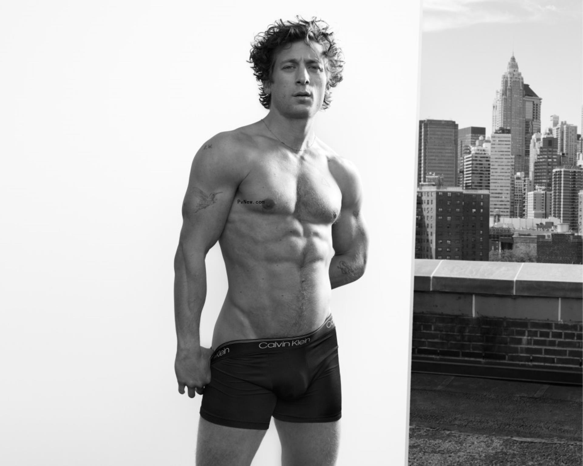 Jeremy Allen models underwear in Calvin Klein campaign
