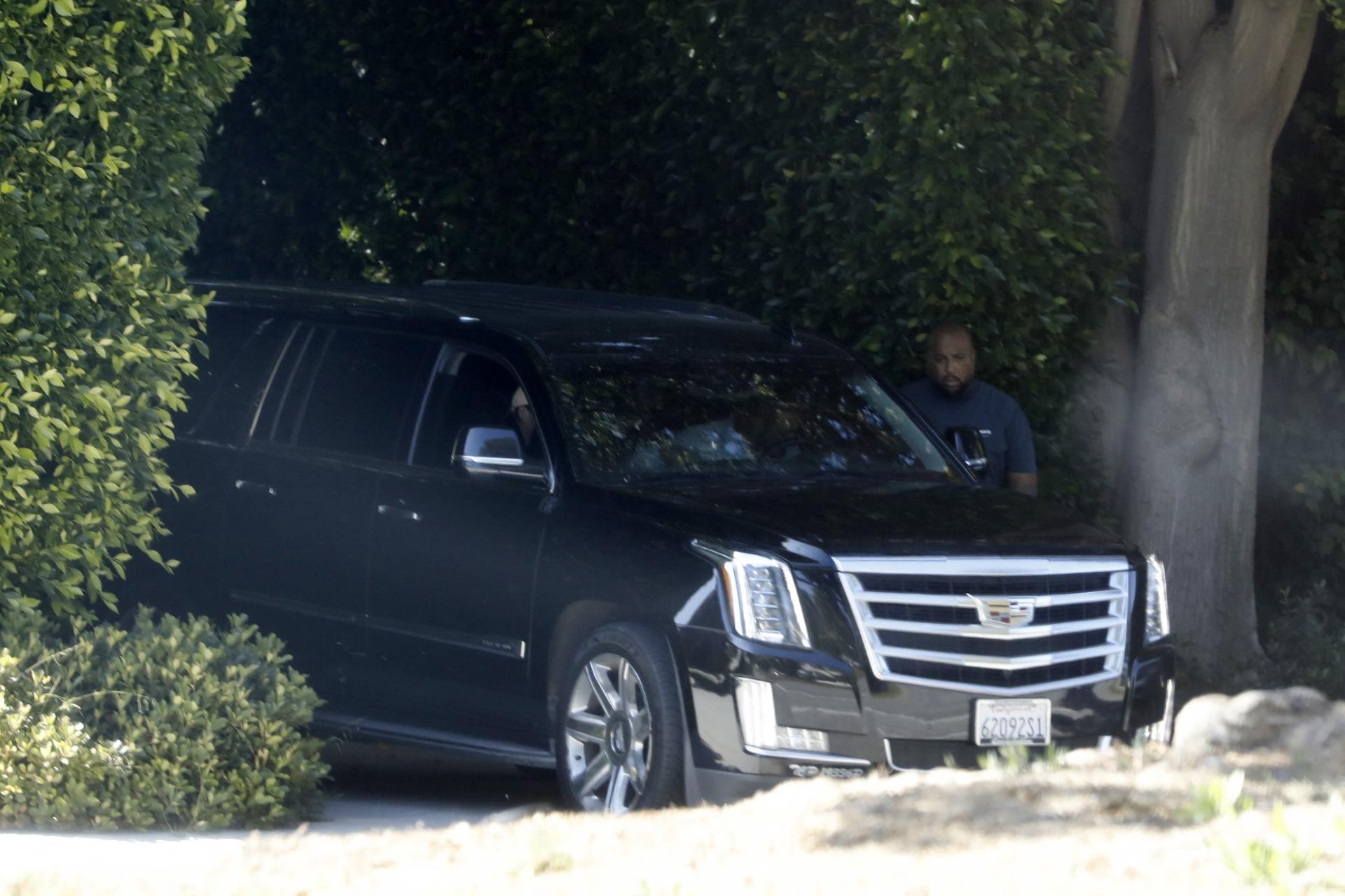 LeBron James' Black SUV