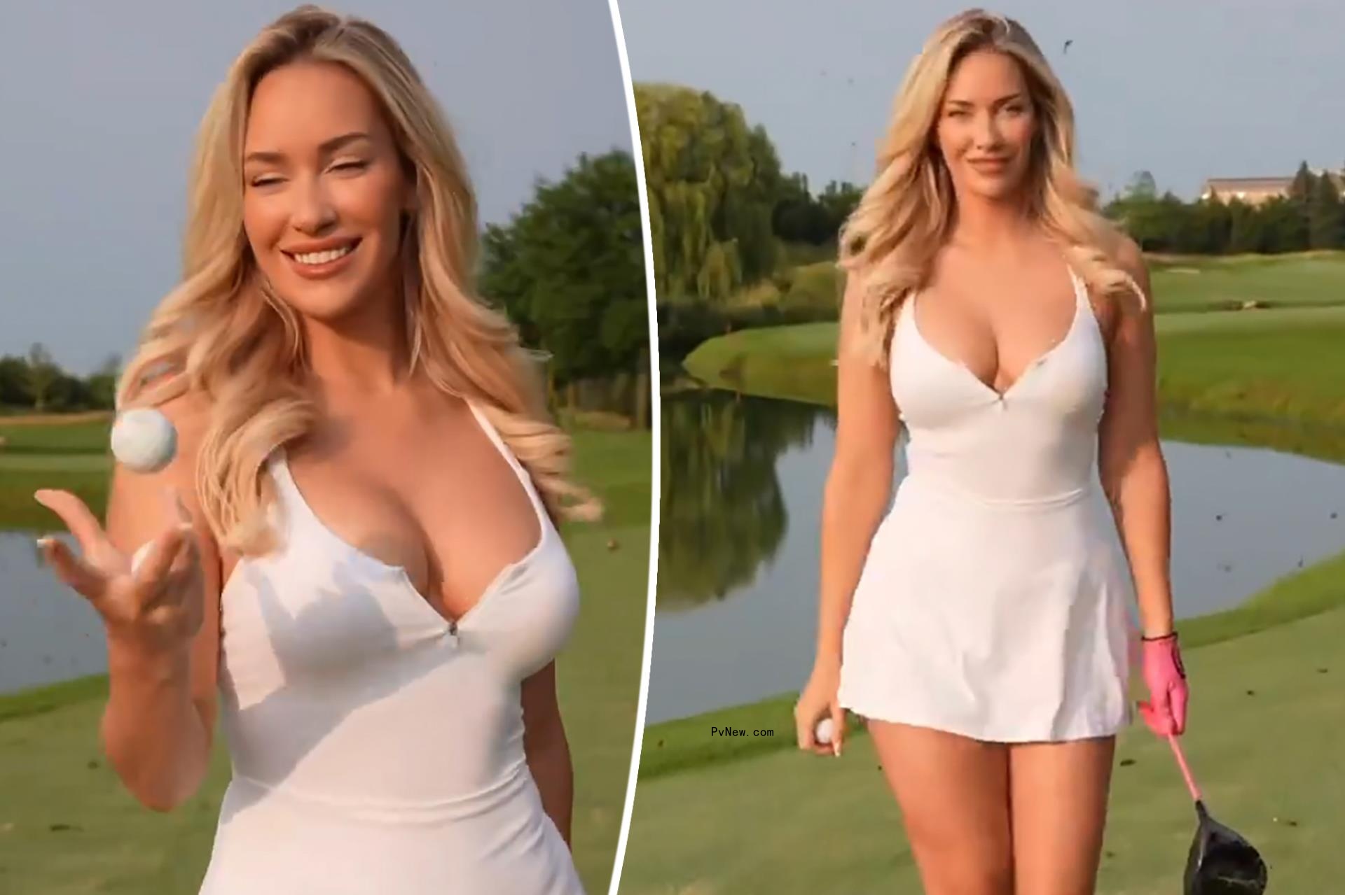 Paige Spiranac claims TikTok shadow-banned her over some ‘innocent little cleavage’
