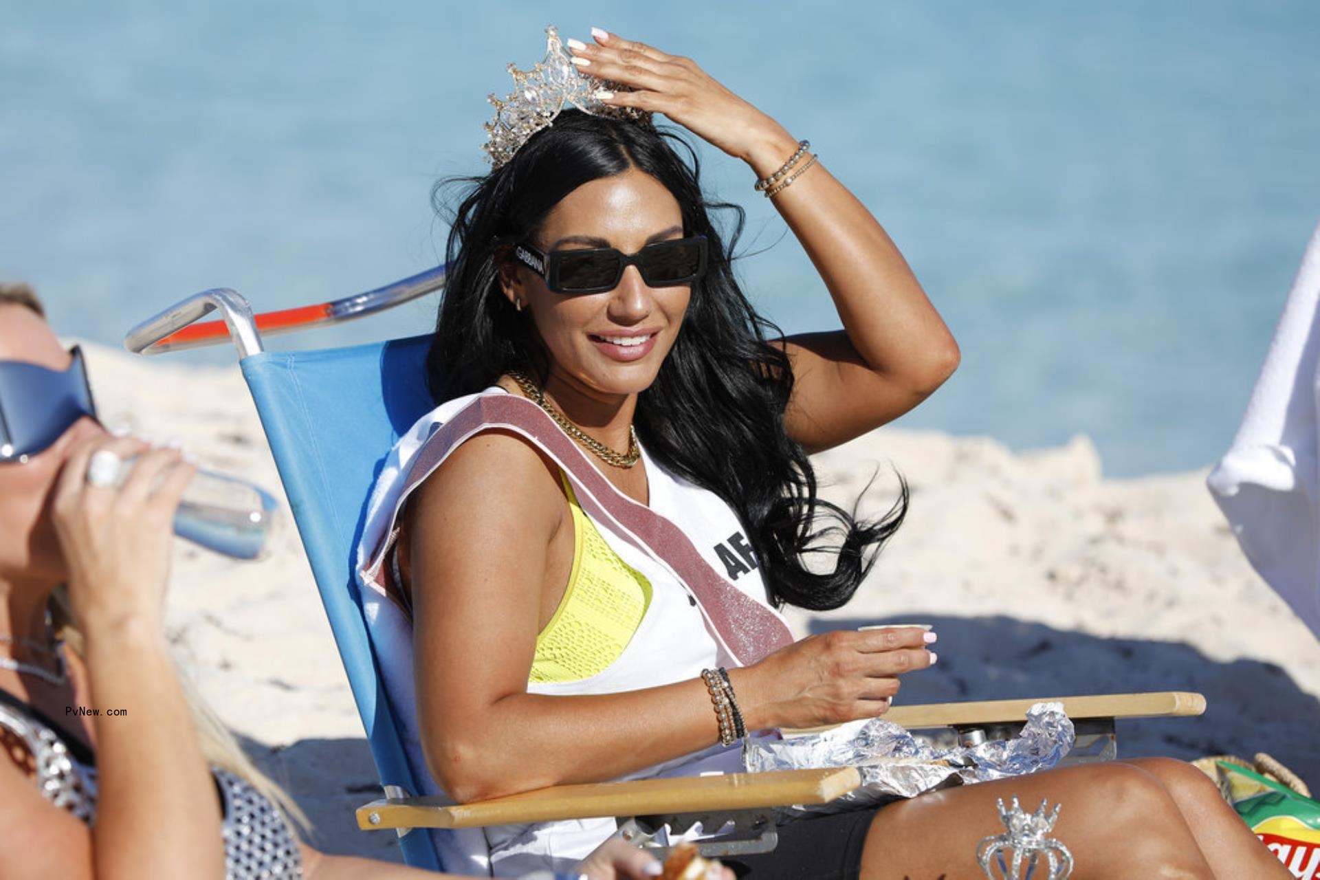 Mo<i></i>nica Garcia on a jet ski