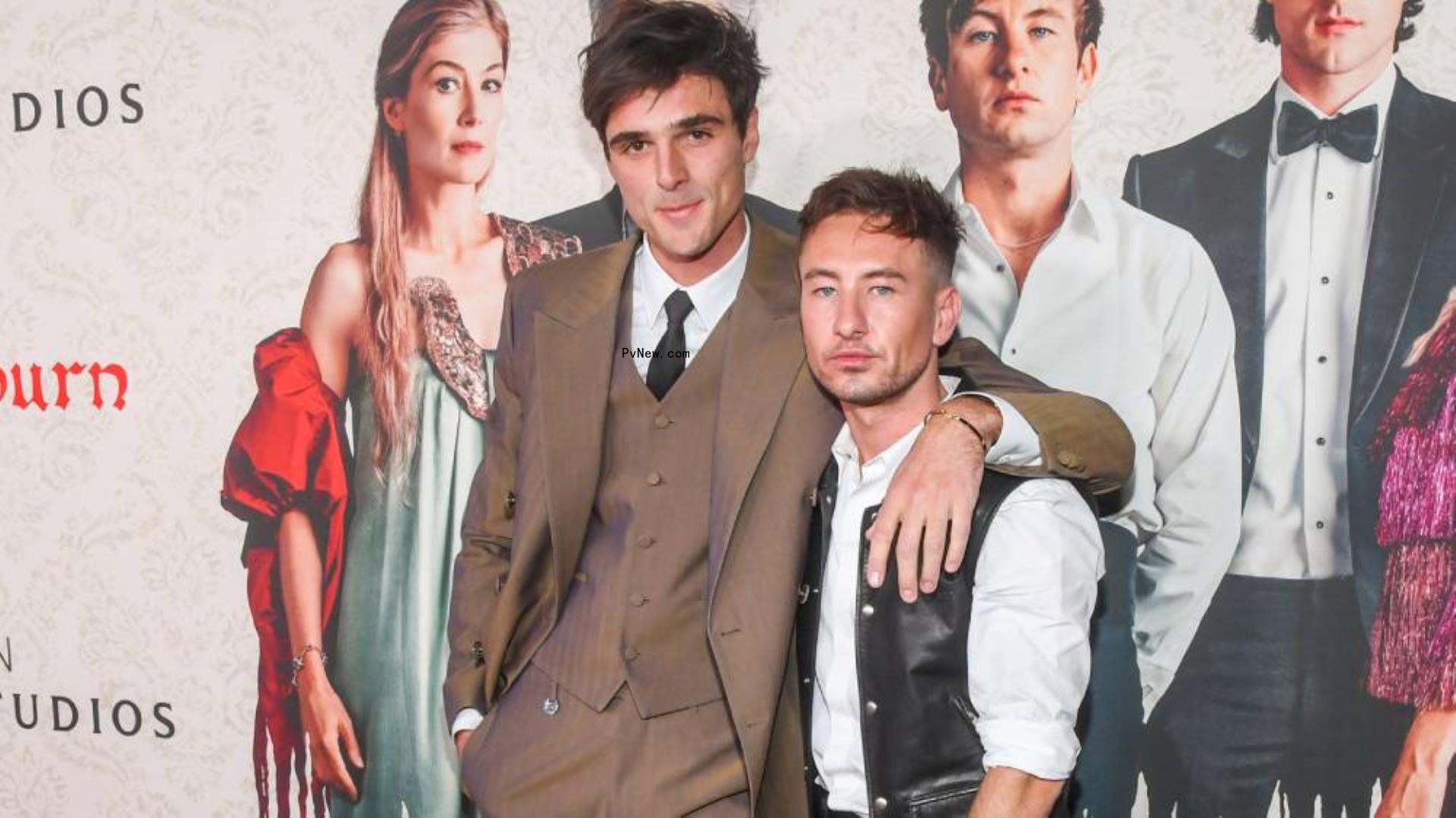 ‘Saltburn’ Stars Jacob Elordi and Barry Keoghan on Swapping Bodily Fluids, Gravesite Sex and More